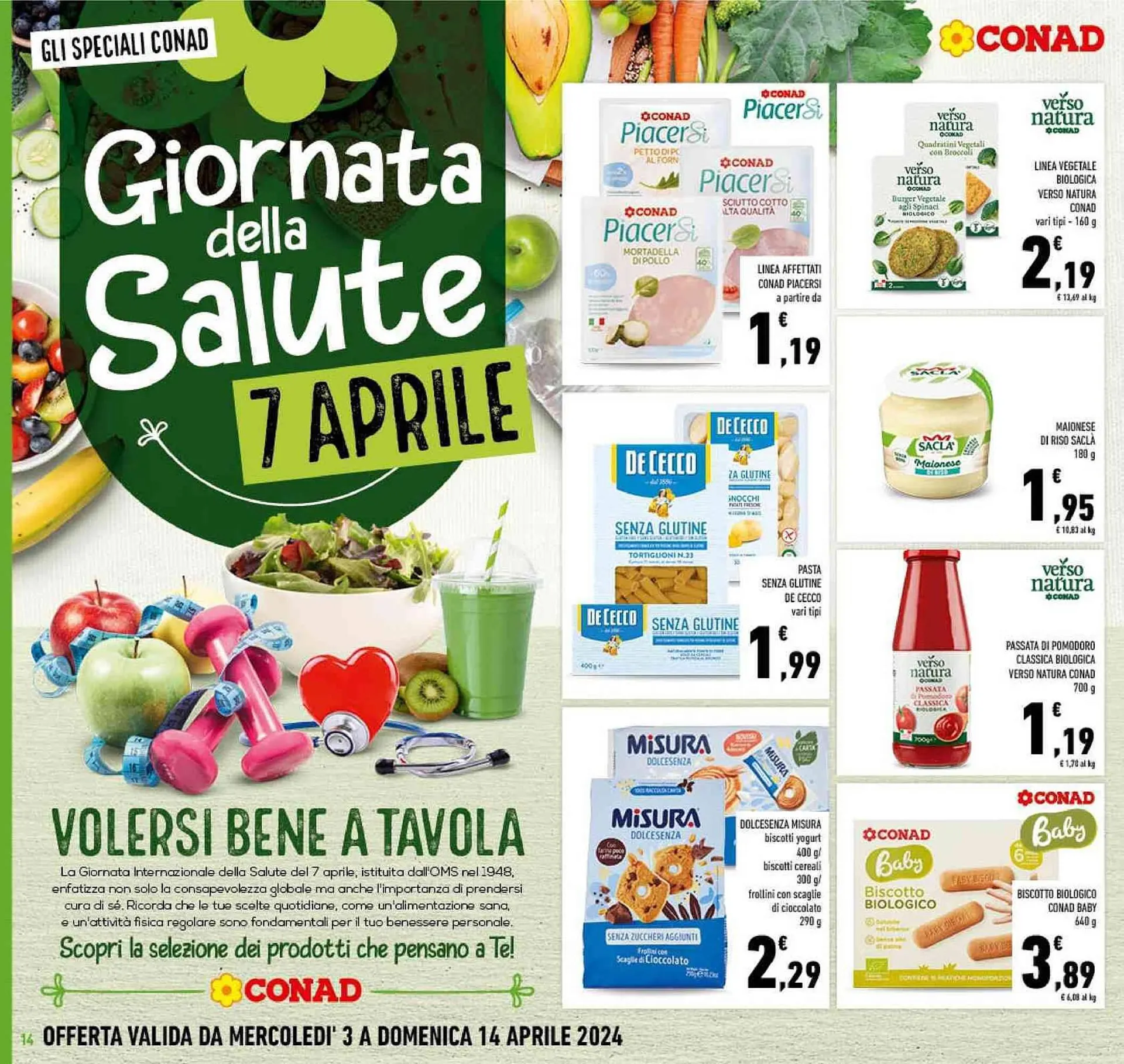 Volantino Supermac Supermercati da 3 aprile a 14 aprile di 2024 - Pagina del volantino 14