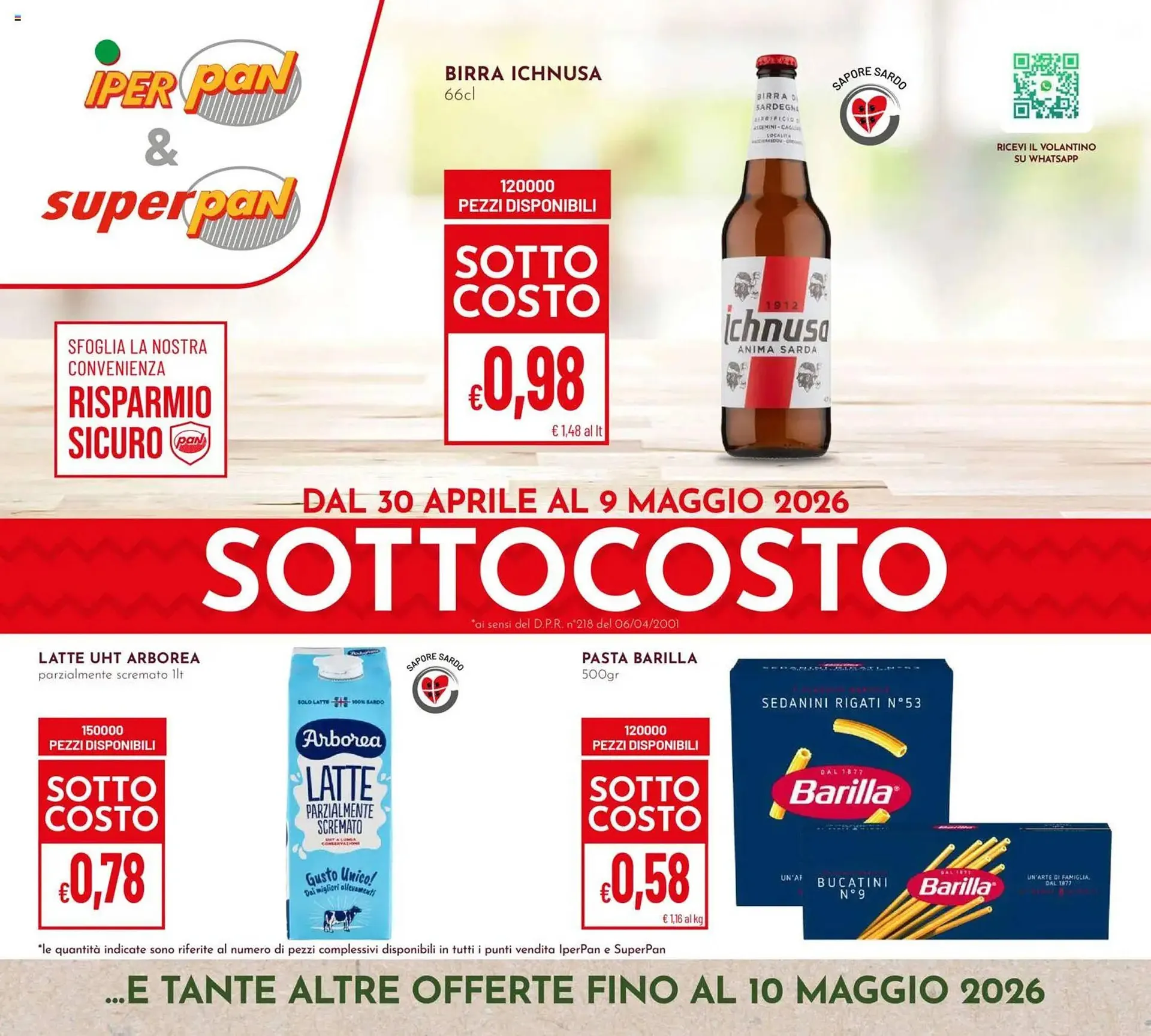 Volantino Pan da 30 aprile a 9 maggio di 2026 - Pagina del volantino 1