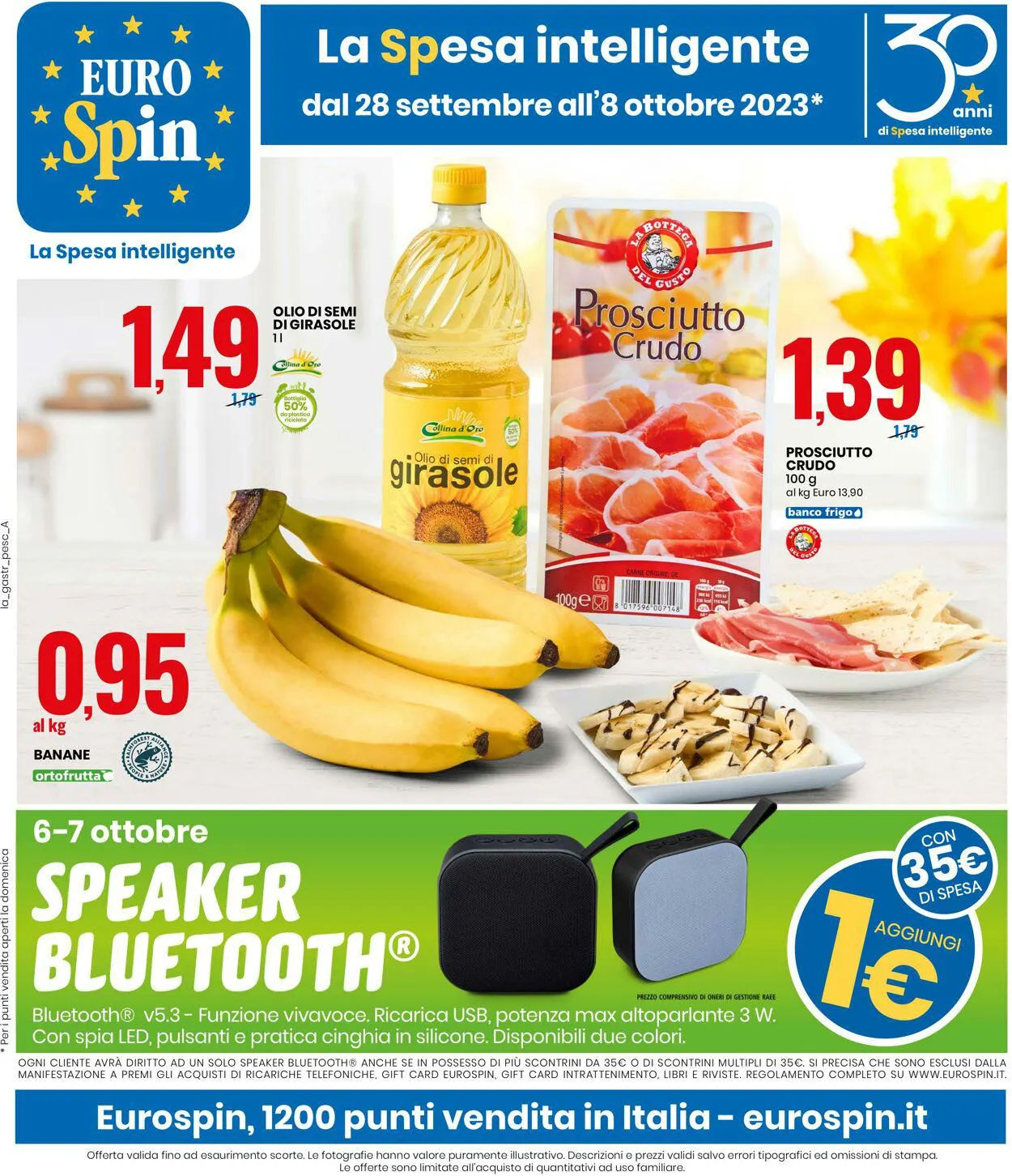 EURO Spin Volantino attuale da 25 settembre a 8 ottobre di 2023 - Pagina del volantino 1