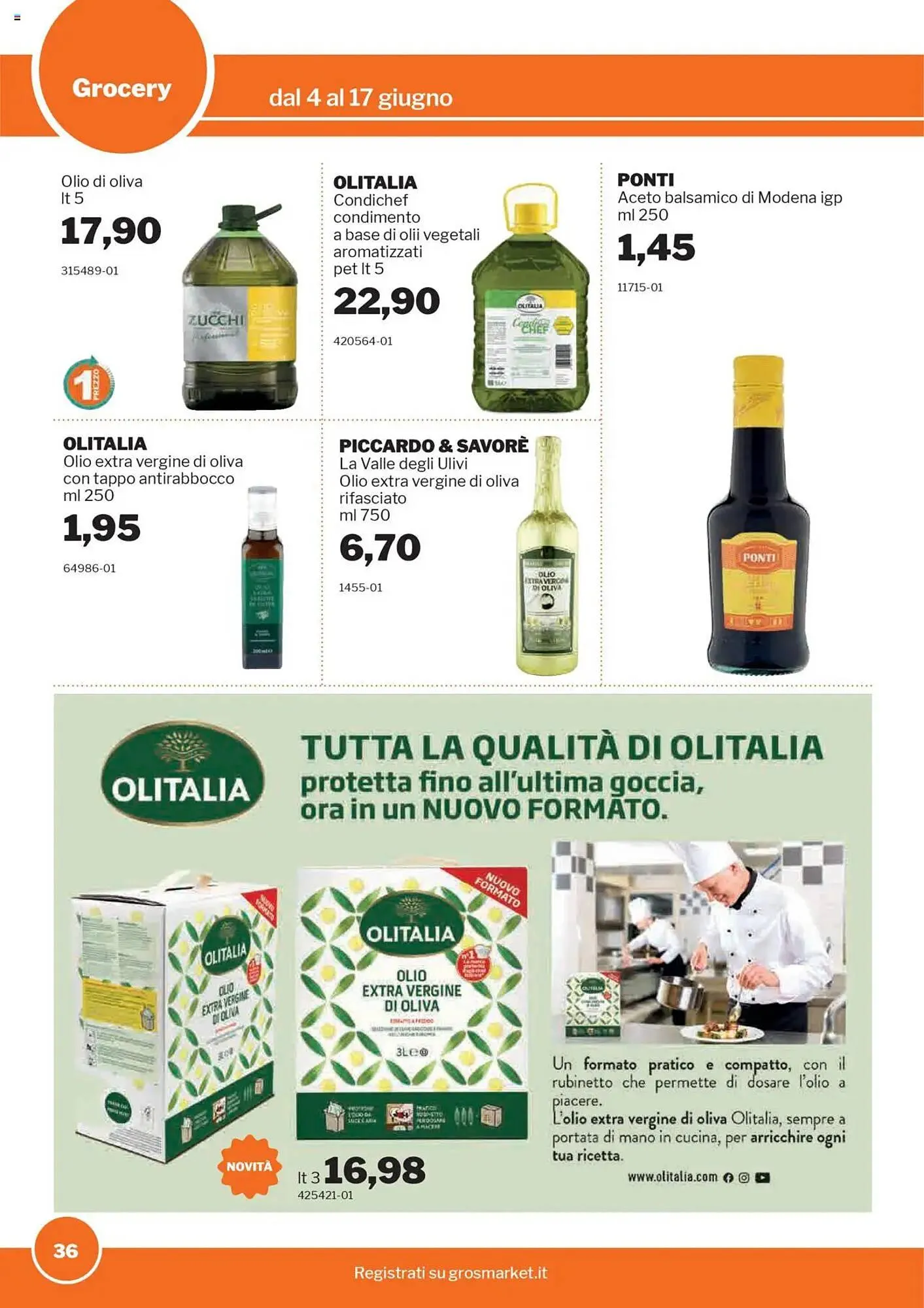 Volantino GrosMarket da 4 giugno a 17 giugno di 2025 - Pagina del volantino 36