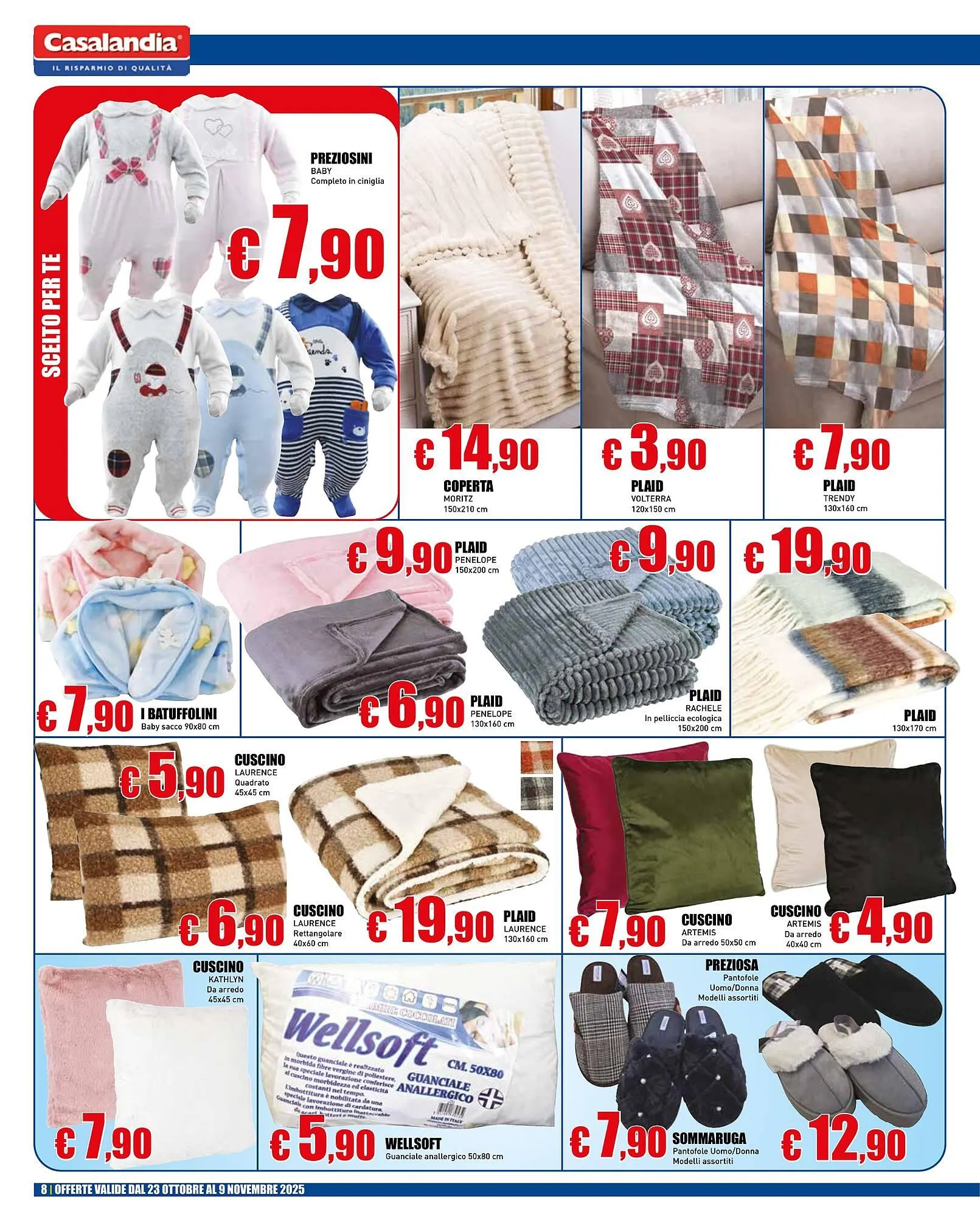 Volantino Casalandia da 23 ottobre a 9 novembre di 2025 - Pagina del volantino 8