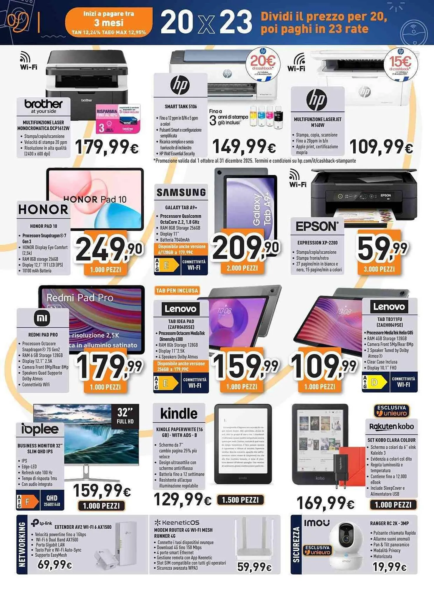 Volantino Unieuro da 26 novembre a 4 dicembre di 2025 - Pagina del volantino 12