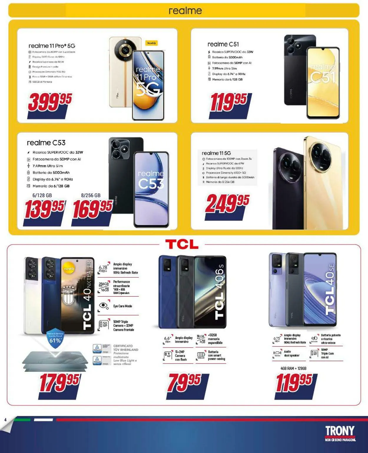 Trony - Palermo Volantino attuale da 27 dicembre a 17 gennaio di 2024 - Pagina del volantino 4