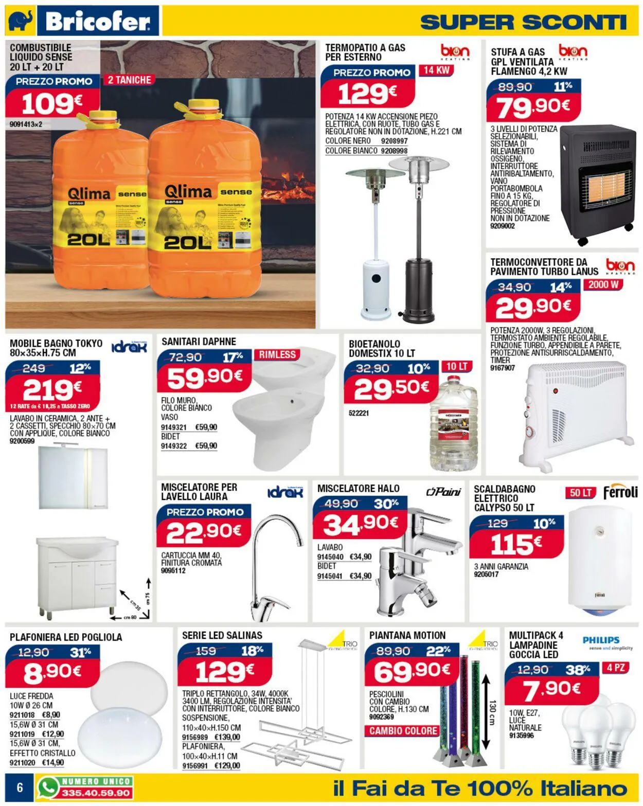 Bricofer - Modica Volantino attuale da 10 gennaio a 24 gennaio di 2024 - Pagina del volantino 6