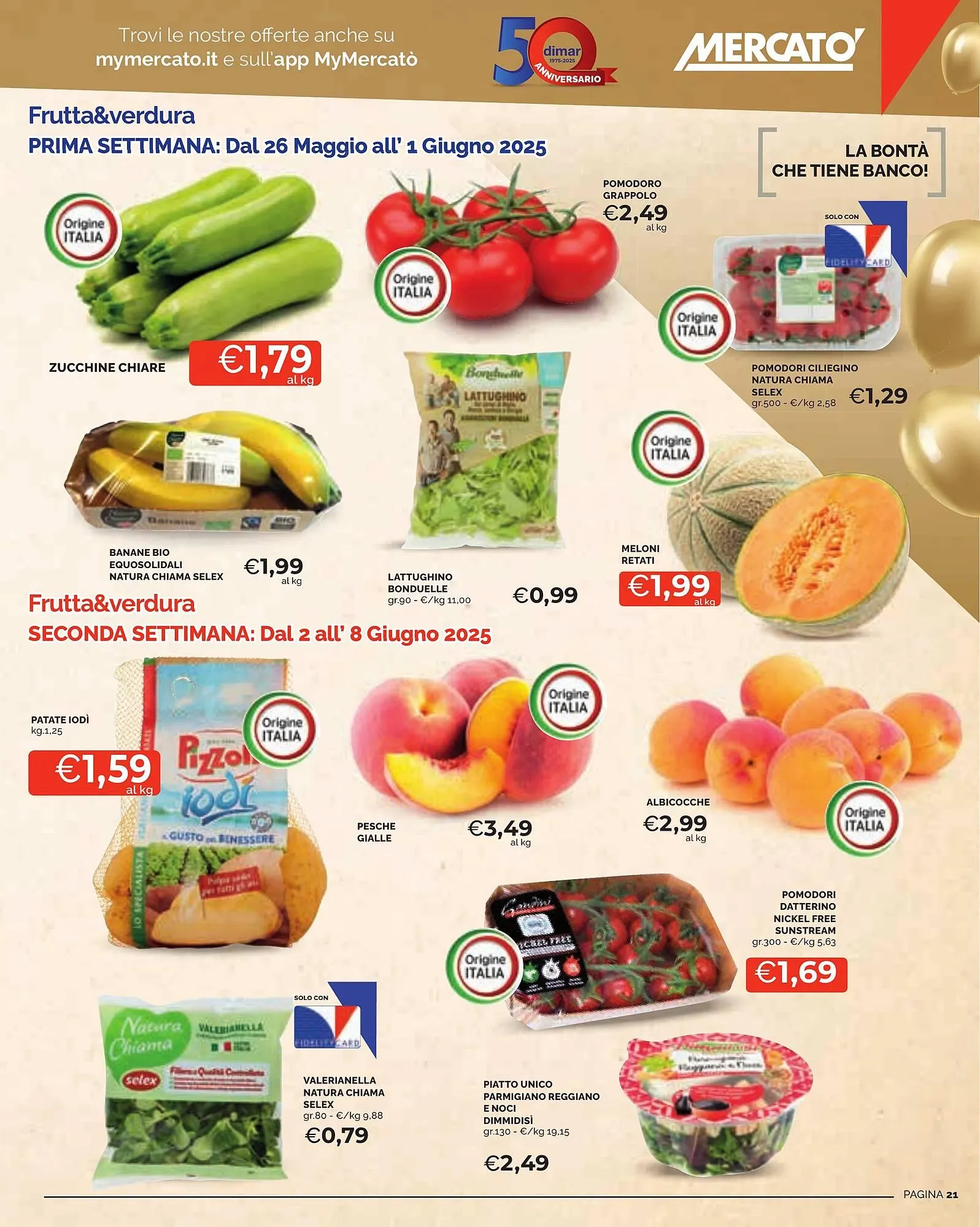 Volantino Mercatò Local da 26 maggio a 22 giugno di 2025 - Pagina del volantino 21