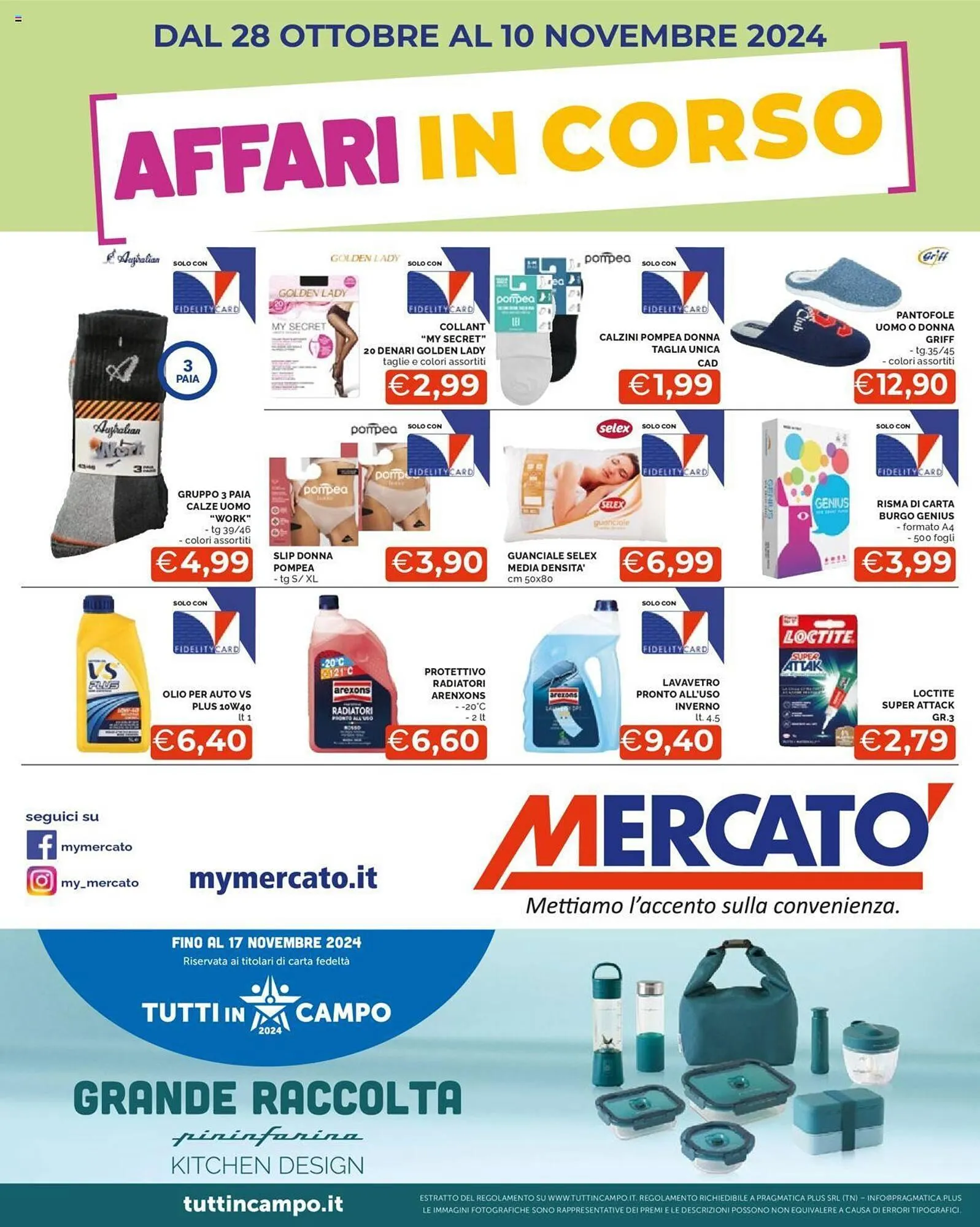 Volantino Mercatò da 28 ottobre a 10 novembre di 2024 - Pagina del volantino 1