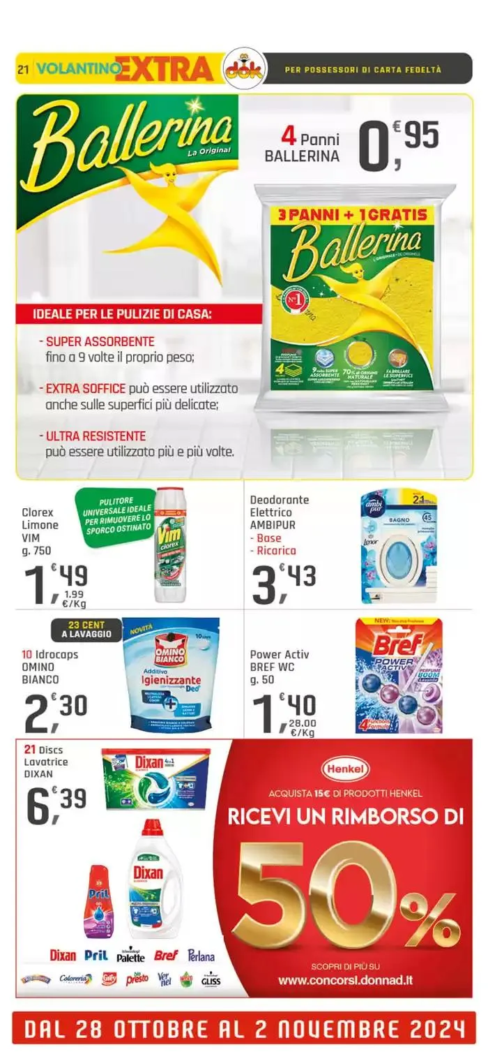 Tanti prodotti scontati da 23 ottobre a 2 novembre di 2024 - Pagina del volantino 21