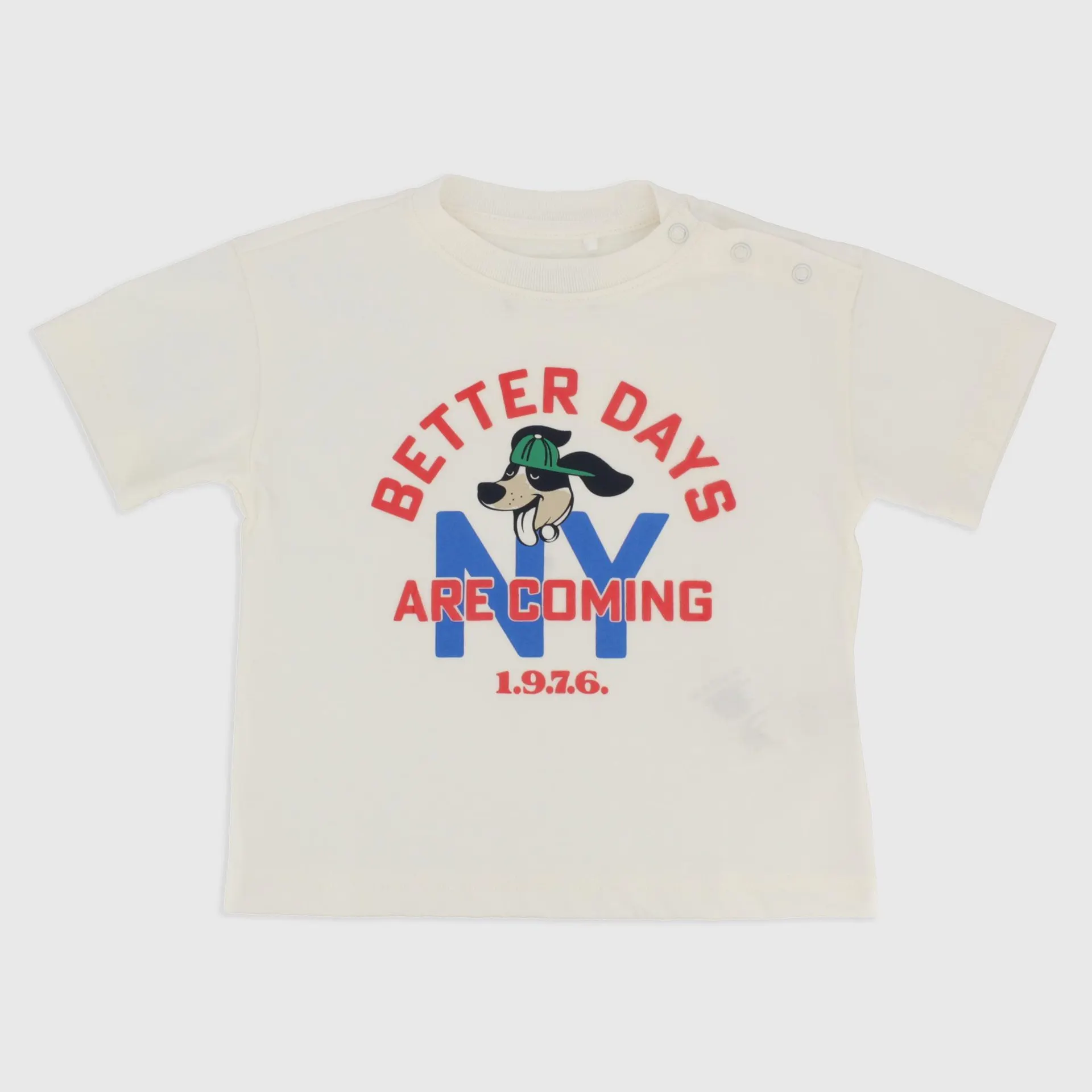 Maglietta oversize in jersey da Bambino, BIANCO