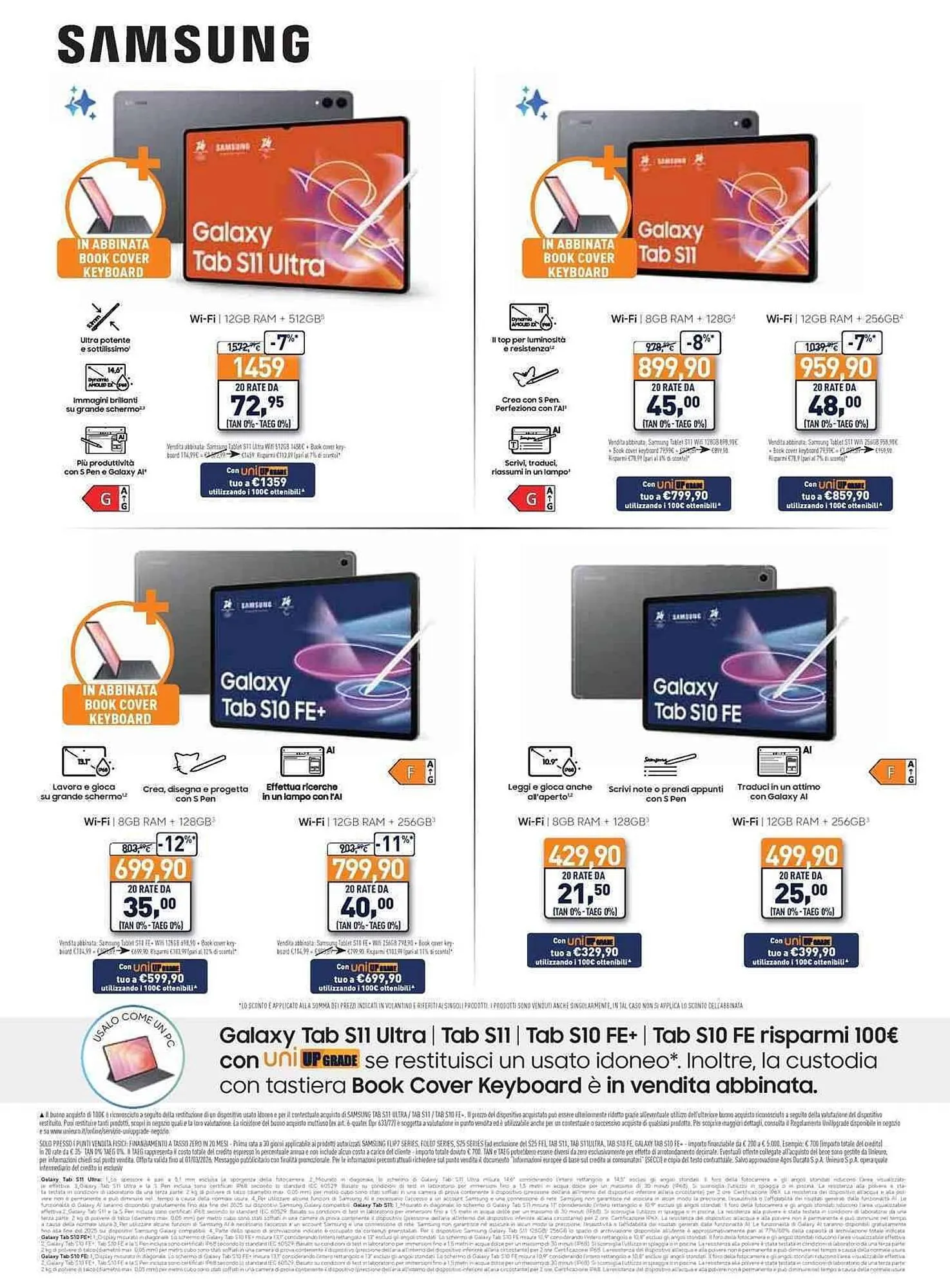 Volantino Unieuro da 27 febbraio a 19 marzo di 2026 - Pagina del volantino 24