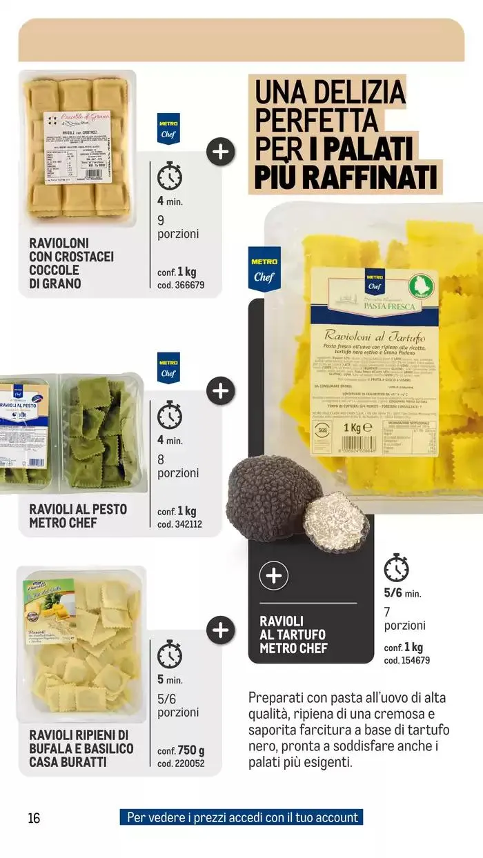 Catalogo pasta fresca da 2 ottobre a 30 settembre di 2025 - Pagina del volantino 16