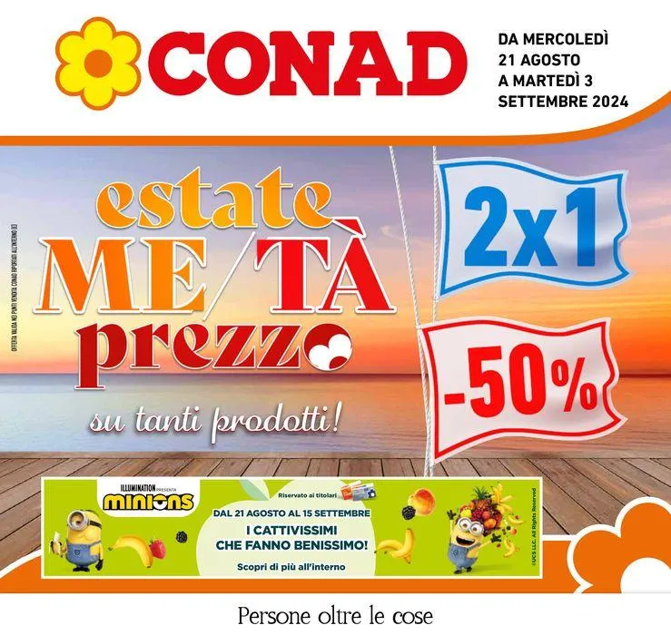 Estate metà prezzo da 21 agosto a 3 settembre di 2024 - Pagina del volantino 1