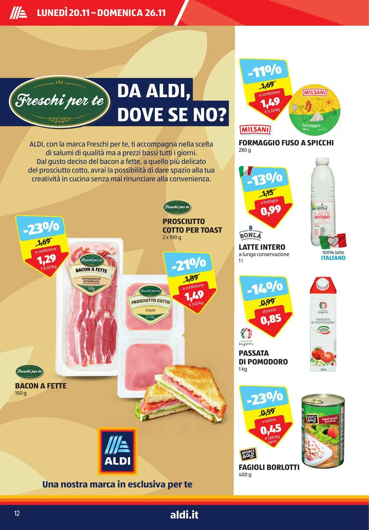 Aldi Volantino attuale da 20 novembre a 26 novembre di 2023 - Pagina del volantino 12