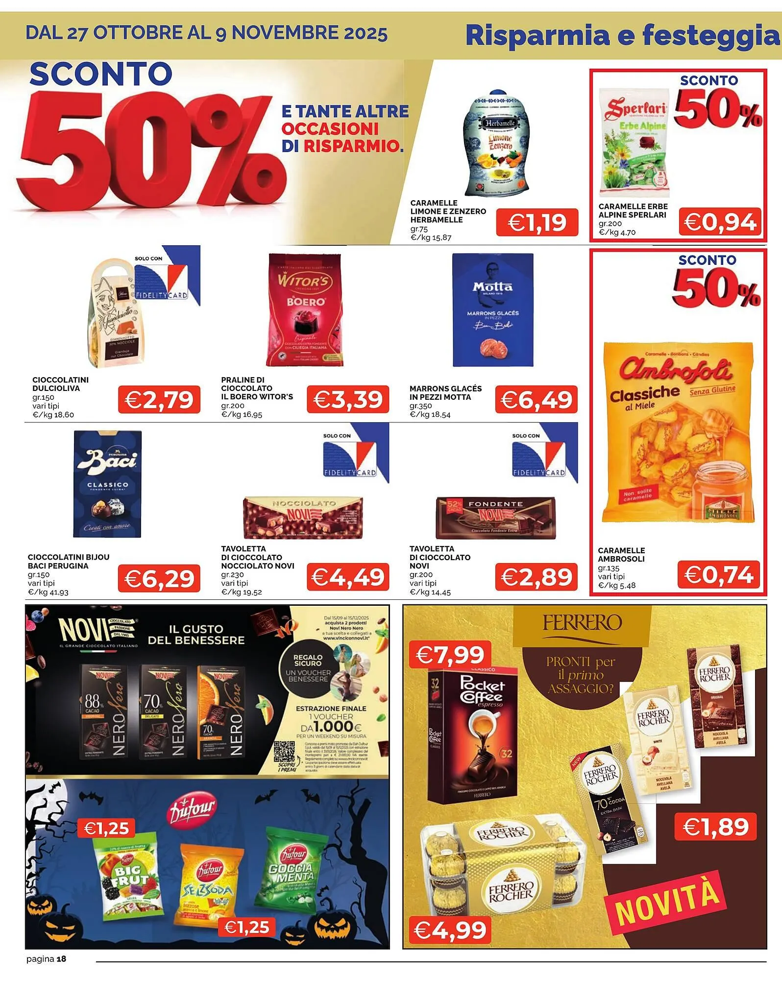 Volantino Mercatò Extra da 27 ottobre a 9 novembre di 2025 - Pagina del volantino 18