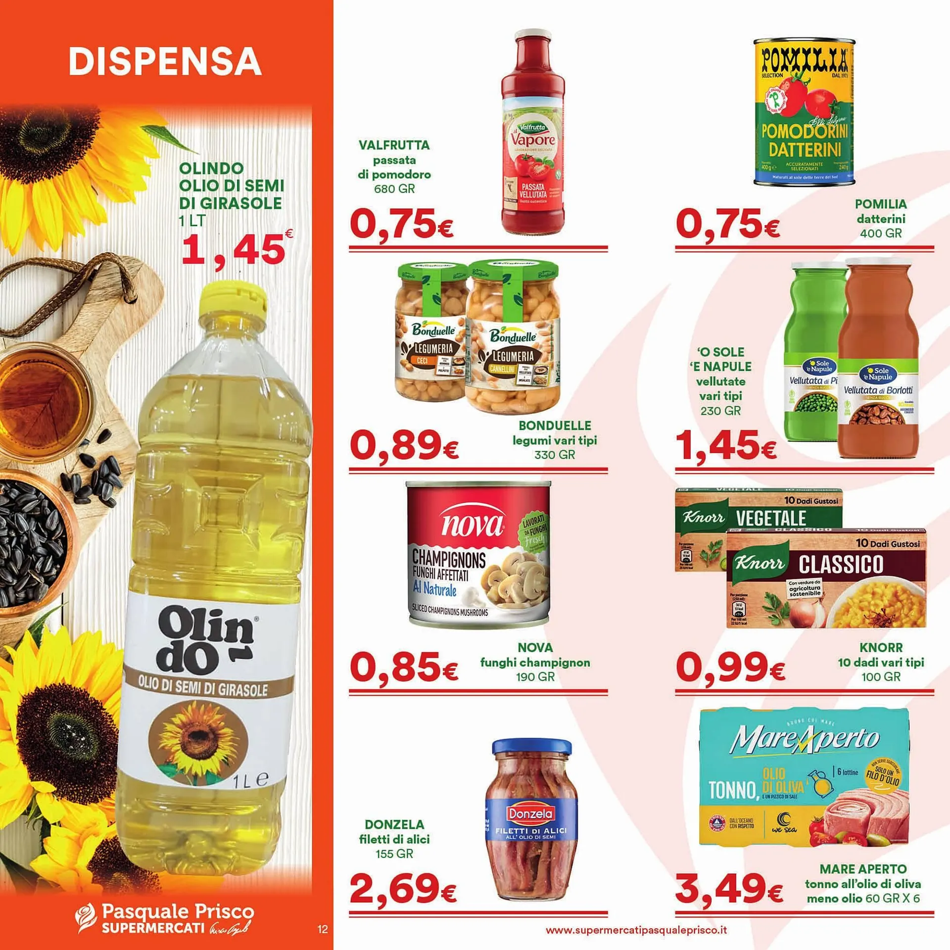 Volantino Supermercati Pasquale Prisco da 21 ottobre a 3 novembre di 2025 - Pagina del volantino 12
