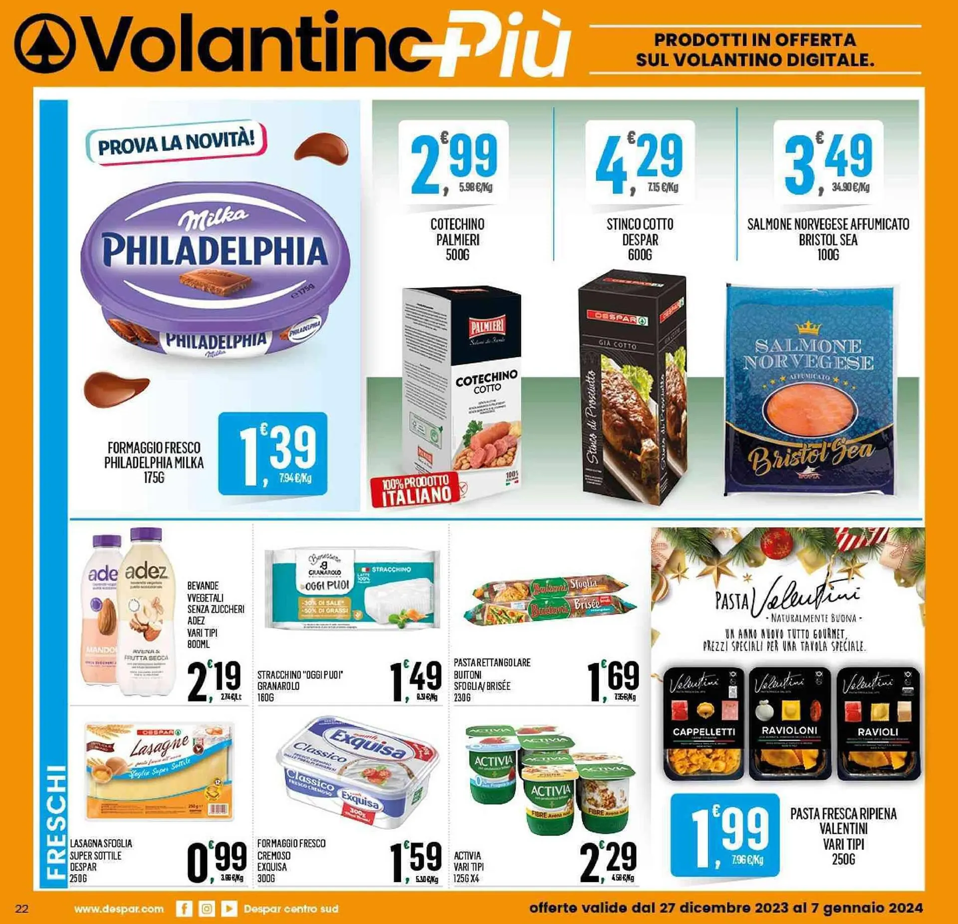 Volantino Despar da 27 dicembre a 7 gennaio di 2024 - Pagina del volantino 22