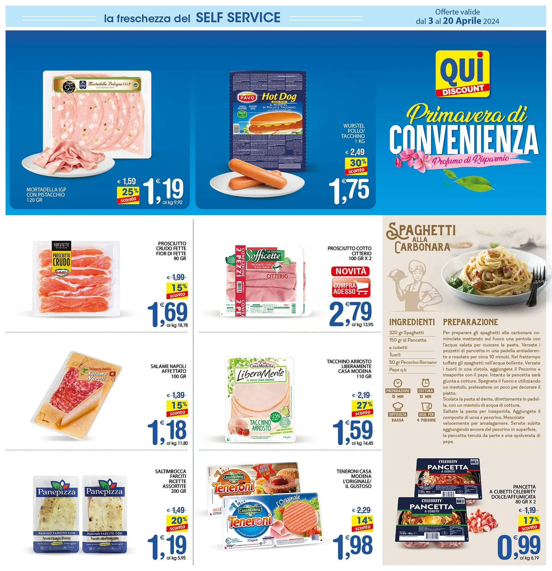 Volantino Qui Discount da 3 aprile a 20 aprile di 2024 - Pagina del volantino 3