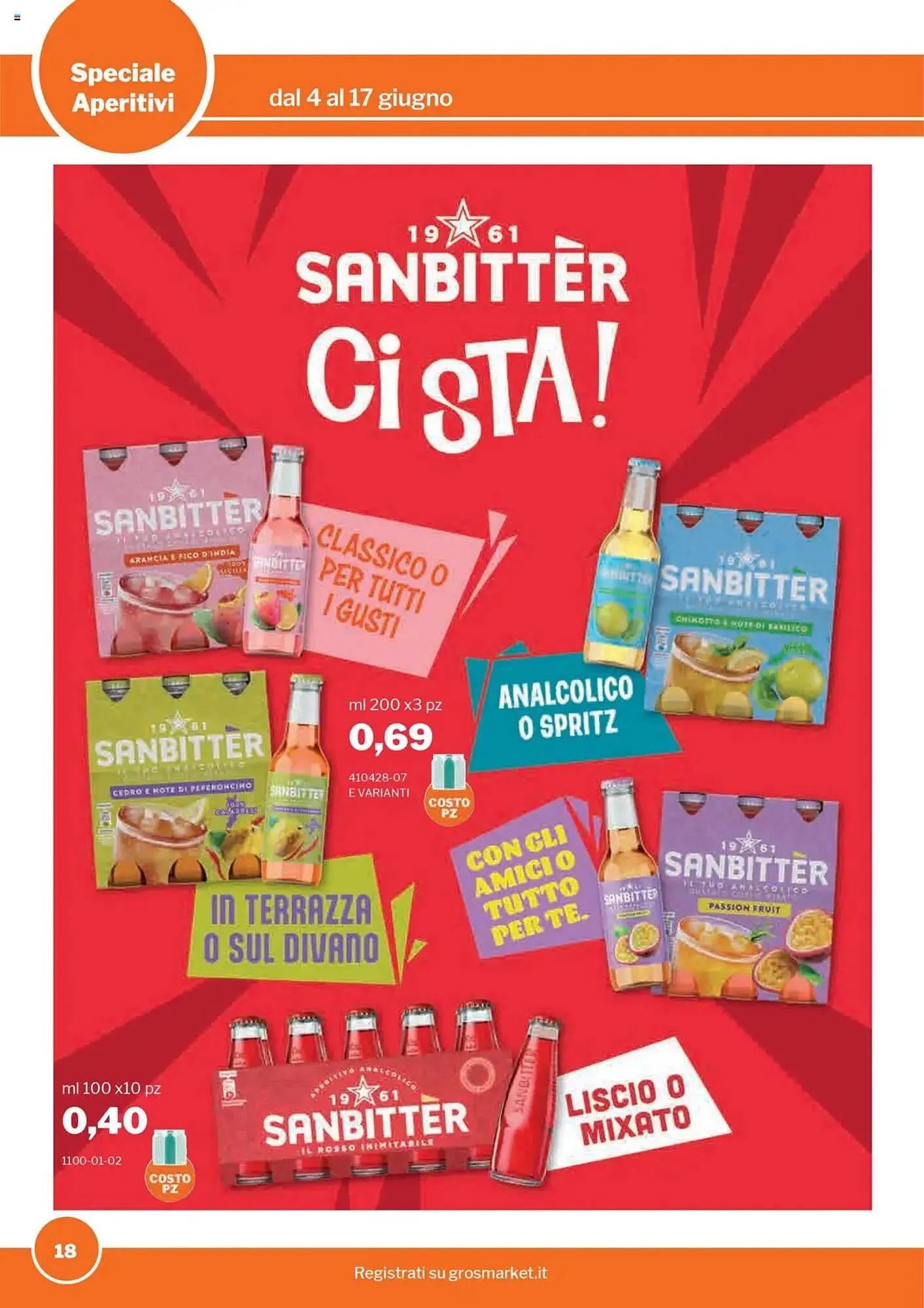 Volantino GrosMarket da 4 giugno a 17 giugno di 2025 - Pagina del volantino 18