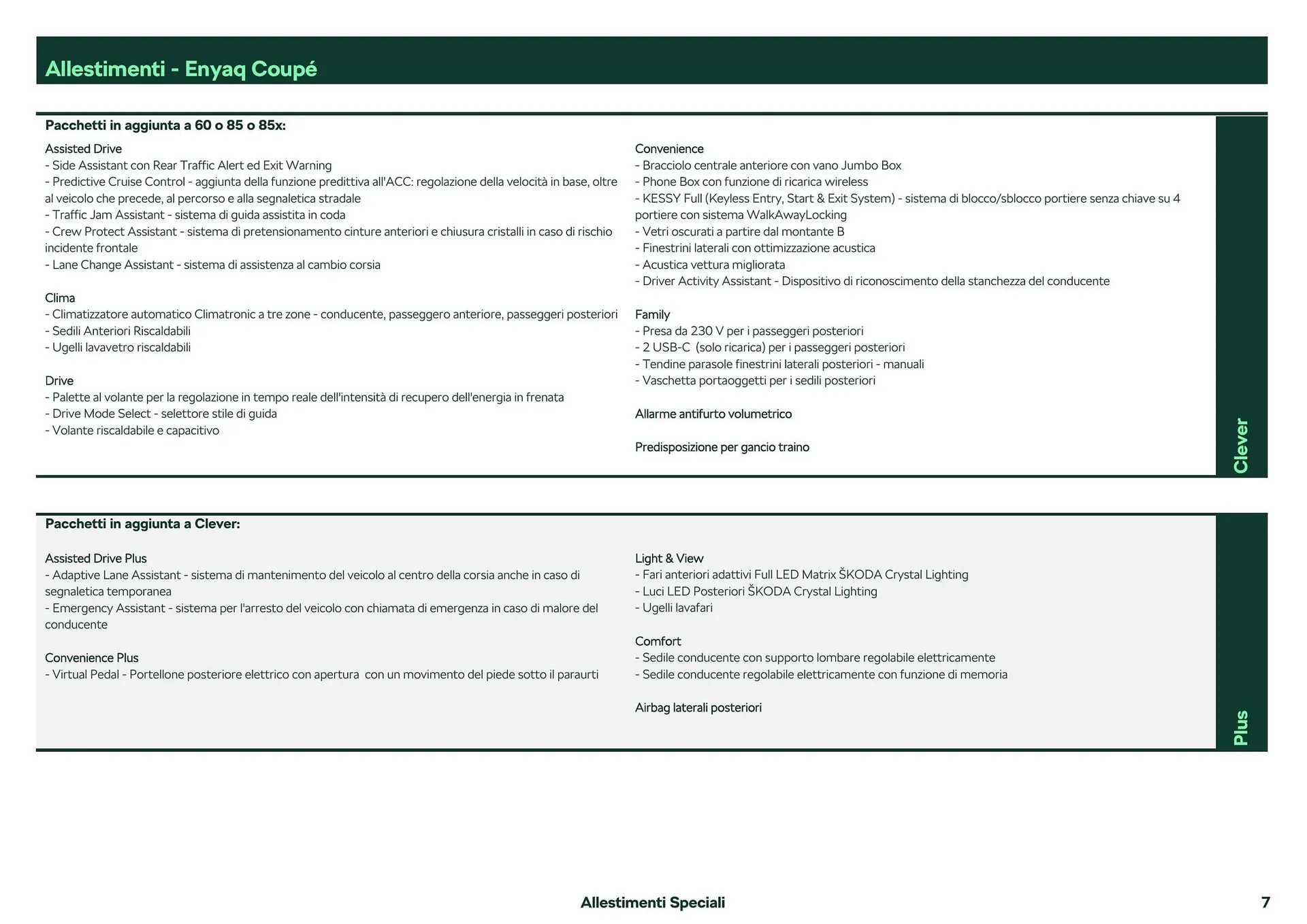 Volantino Skoda Enyaq Coupé da 26 febbraio a 28 dicembre di 2024 - Pagina del volantino 7