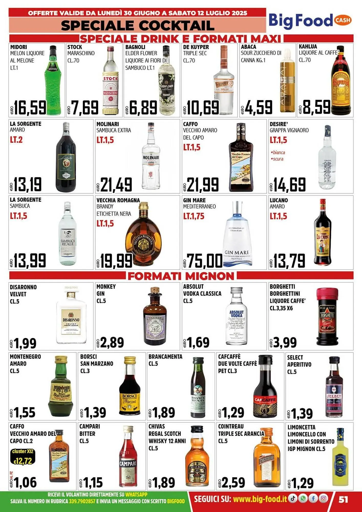 Volantino Big Food da 30 giugno a 12 luglio di 2025 - Pagina del volantino 51