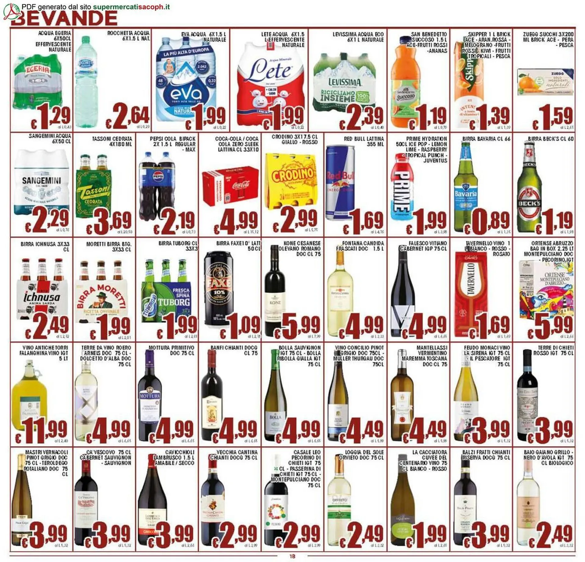 Volantino Sacoph da 27 novembre a 5 dicembre di 2025 - Pagina del volantino 18