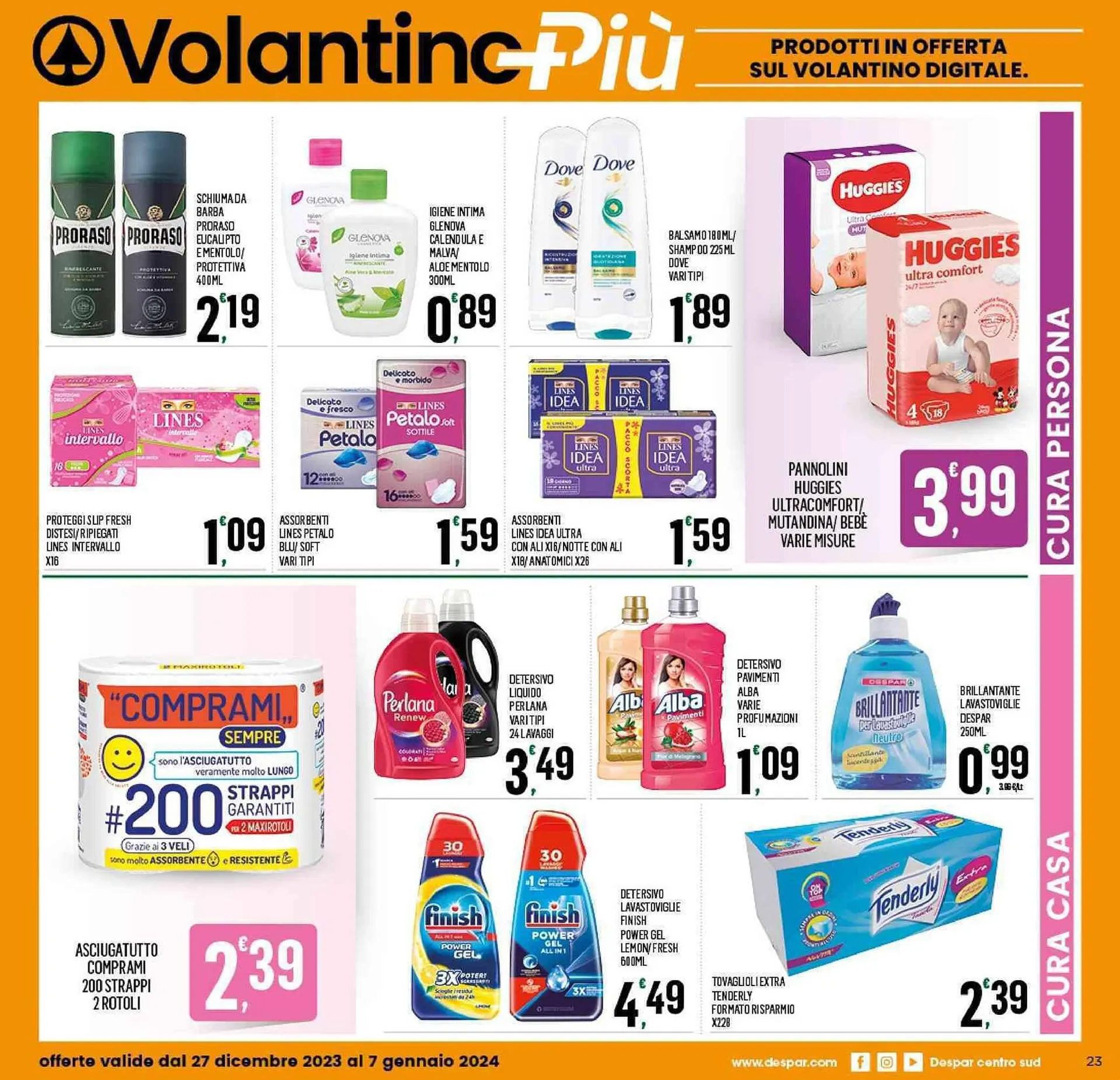 Volantino Despar da 27 dicembre a 7 gennaio di 2024 - Pagina del volantino 23