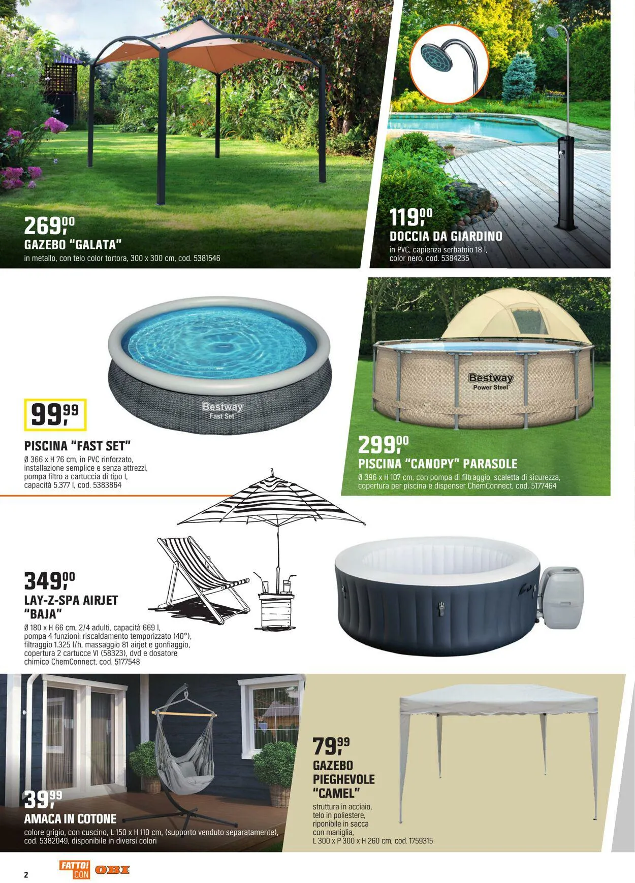 OBI Volantino attuale da 19 luglio a 17 agosto di 2023 - Pagina del volantino 2