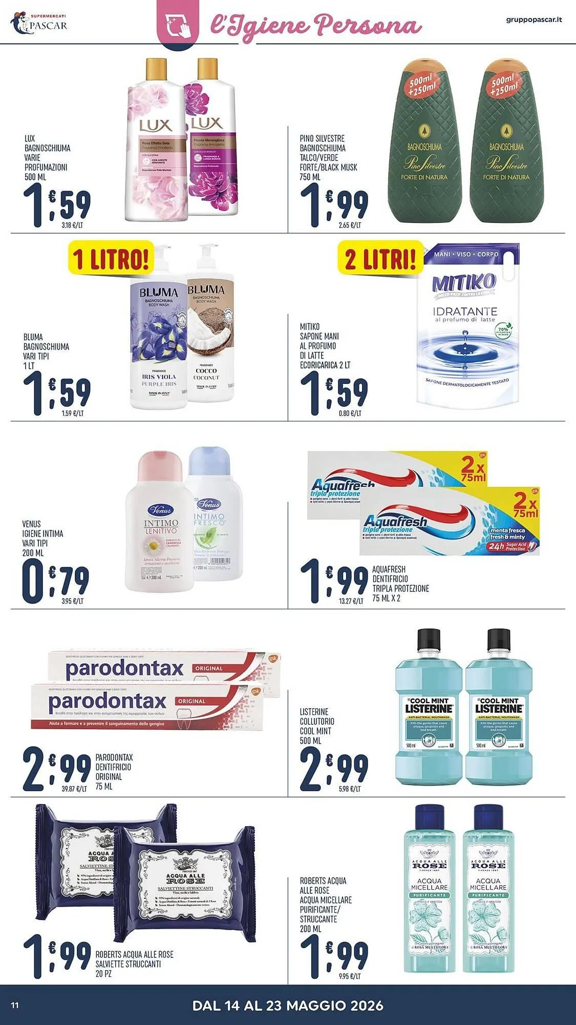 Volantino Gruppo Pascar da 14 maggio a 23 maggio di 2026 - Pagina del volantino 11