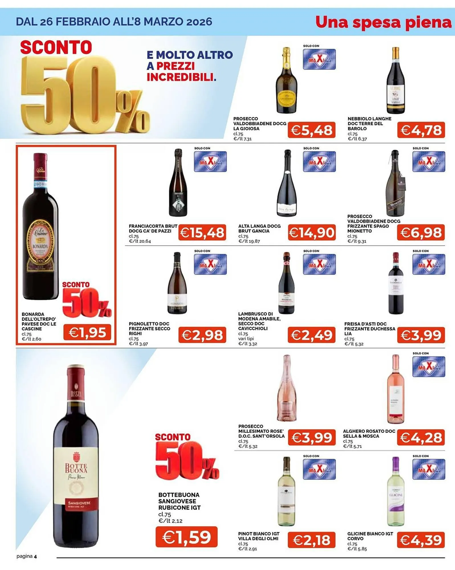 Volantino Maxisconto da 26 febbraio a 8 marzo di 2026 - Pagina del volantino 4