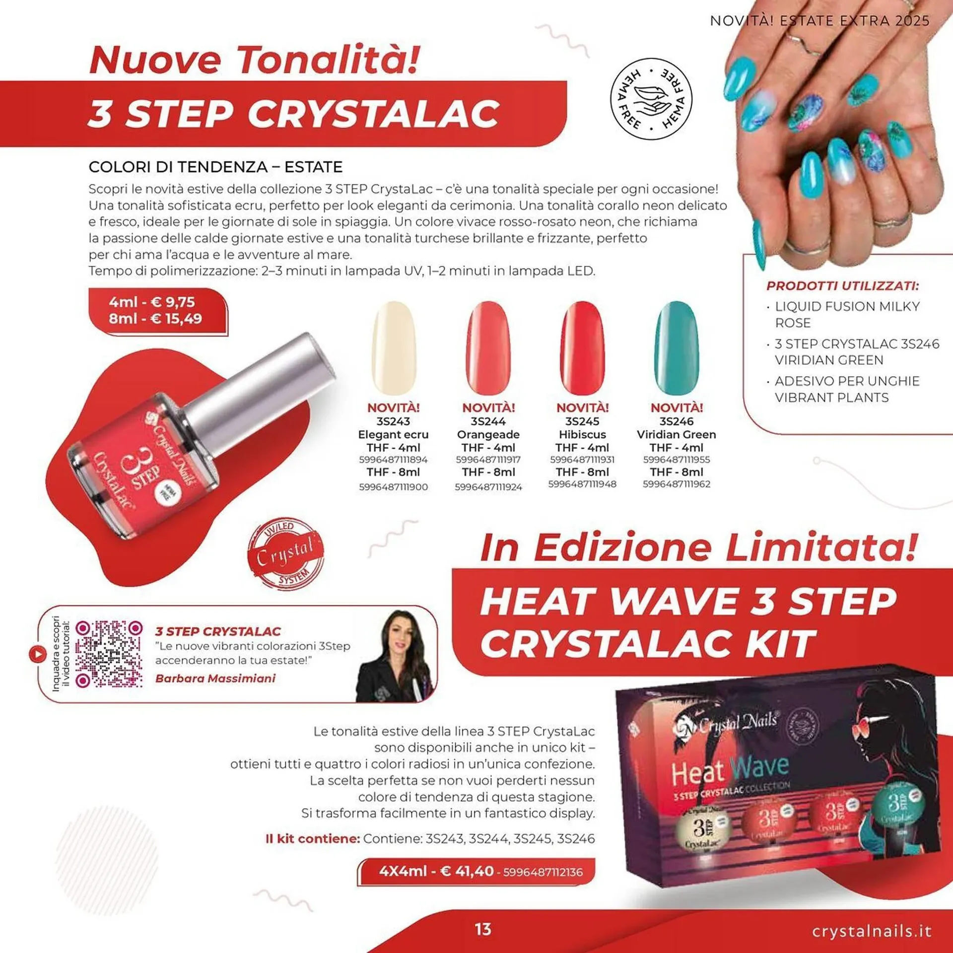 Volantino Crystal Nails da 1 luglio a 22 settembre di 2025 - Pagina del volantino 13