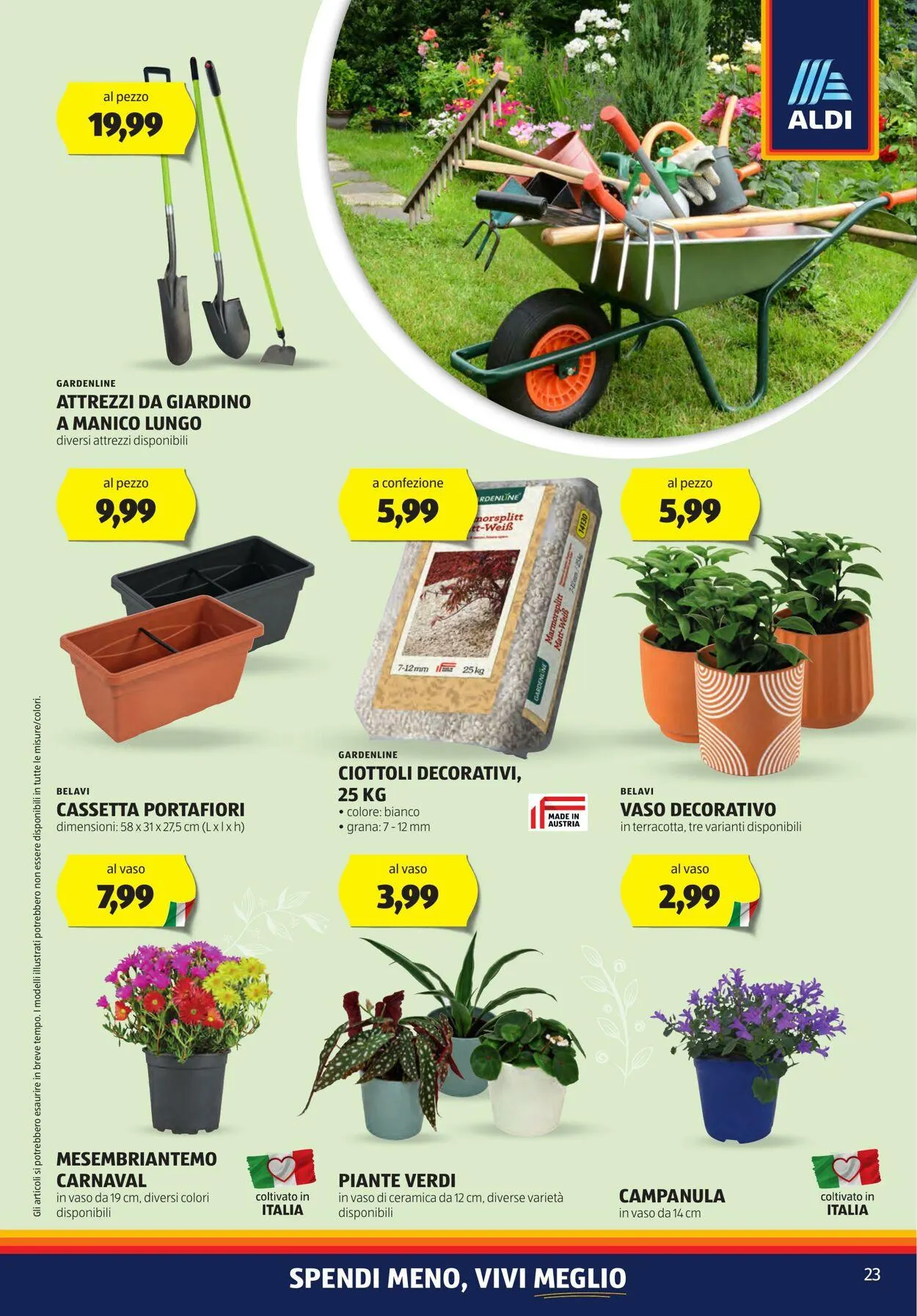 Aldi Volantino attuale da 22 aprile a 28 aprile di 2024 - Pagina del volantino 23