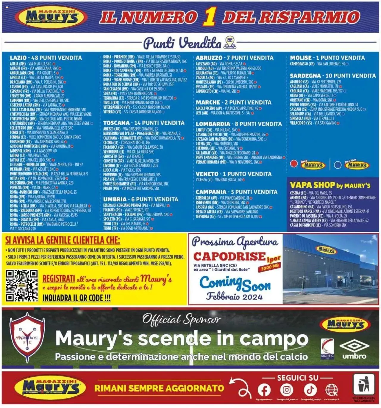 Volantino Maury's da 24 febbraio a 9 marzo di 2024 - Pagina del volantino 24