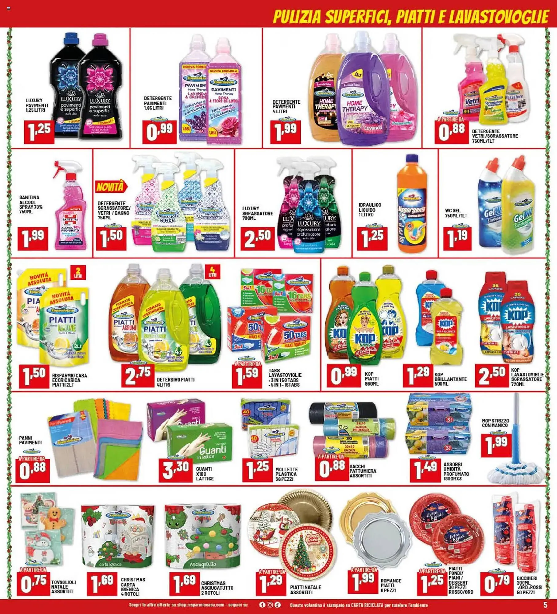 Volantino Risparmio Casa da 22 dicembre a 4 gennaio di 2026 - Pagina del volantino 5