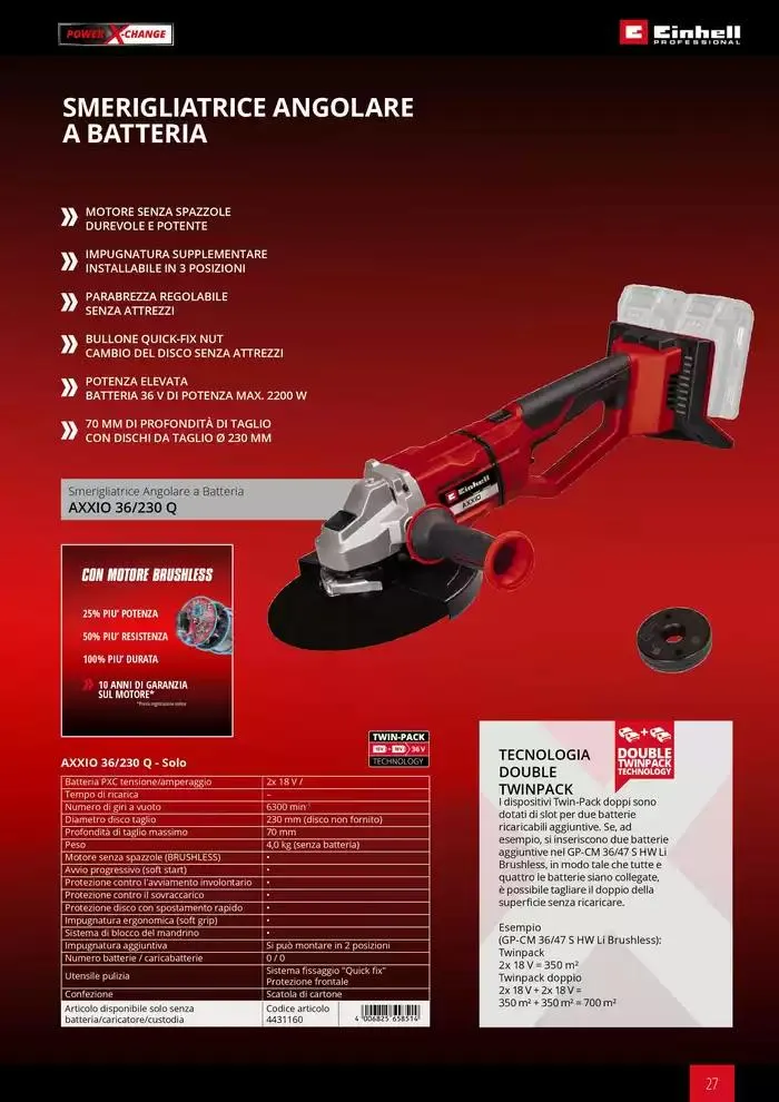 Elettroutensili 2025 da 11 febbraio a 31 dicembre di 2025 - Pagina del volantino 27