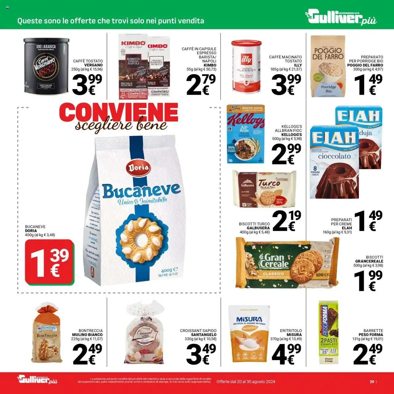 Volantino Gulliver da 20 agosto a 30 agosto di 2024 - Pagina del volantino 29