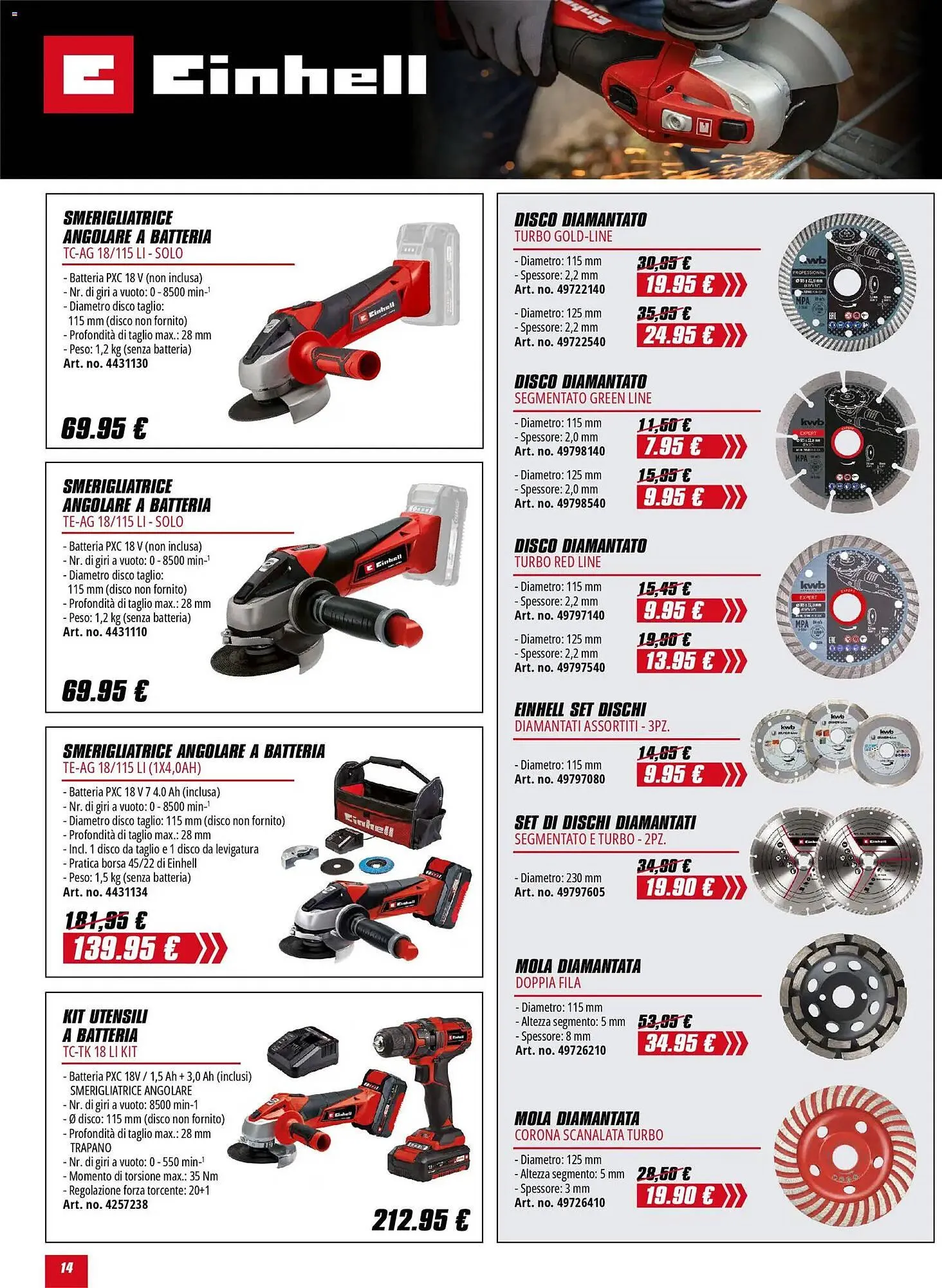 Volantino Einhell da 2 febbraio a 31 maggio di 2026 - Pagina del volantino 14