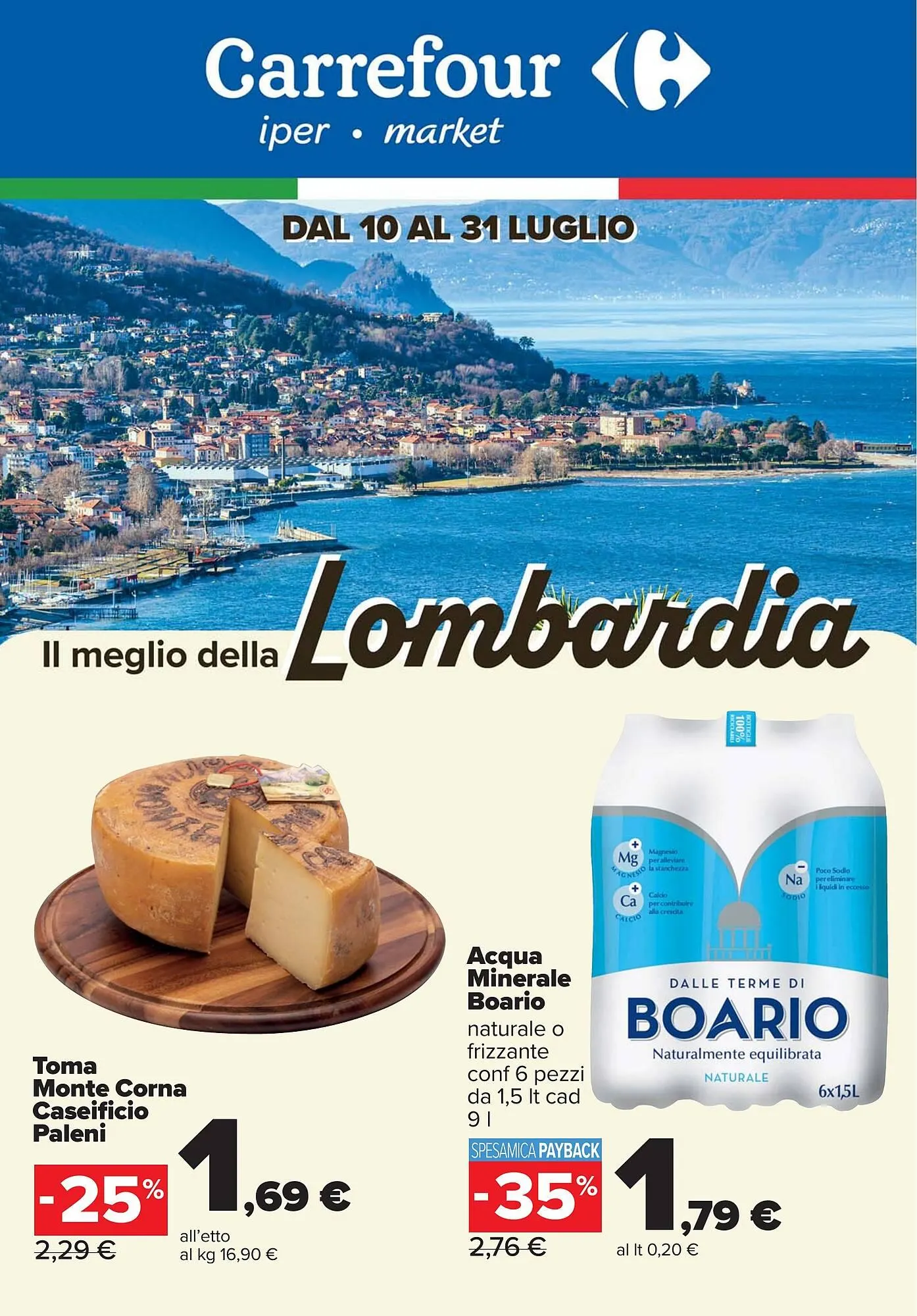 Volantino Carrefour Market da 10 luglio a 31 luglio di 2025 - Pagina del volantino 1