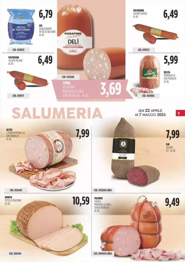 Offerte Carico Cash & Carry da 22 aprile a 7 maggio di 2025 - Pagina del volantino 9