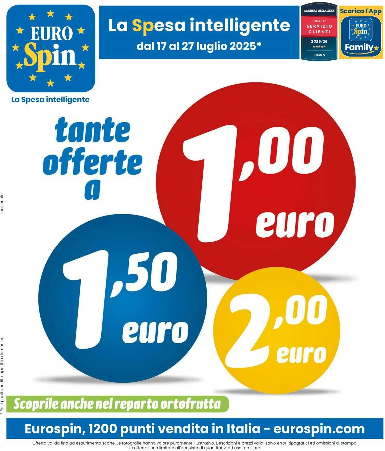 EURO Spin Volantino attuale - 1
