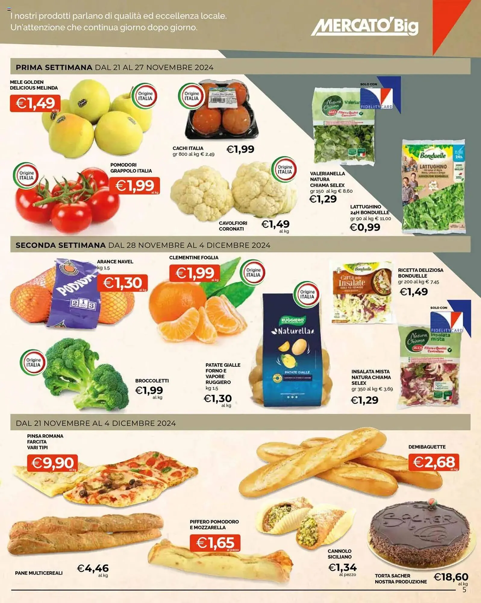Volantino Mercatò Big da 21 novembre a 4 dicembre di 2024 - Pagina del volantino 5
