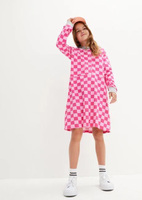 Abito di jersey con cappuccio