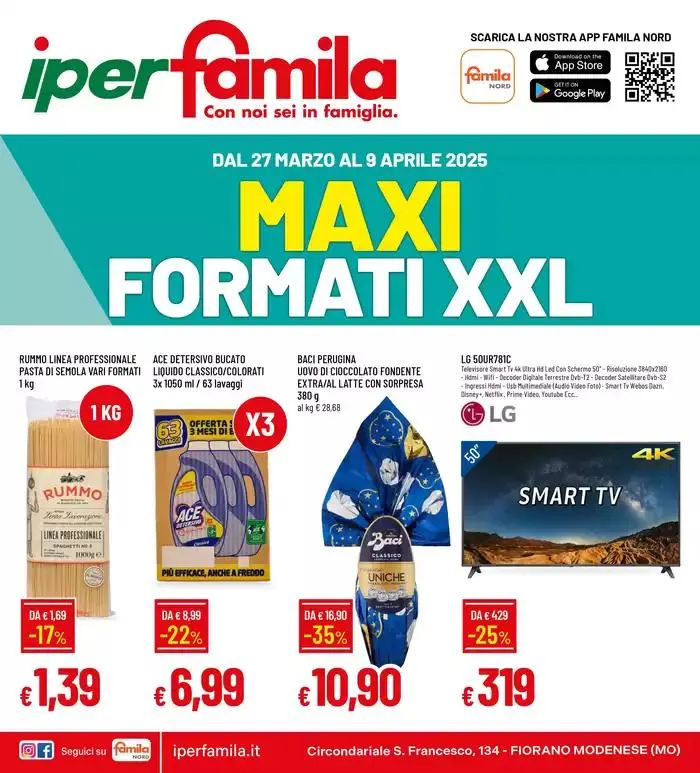 MAXI FORMATI XXL da 28 marzo a 9 aprile di 2025 - Pagina del volantino 1