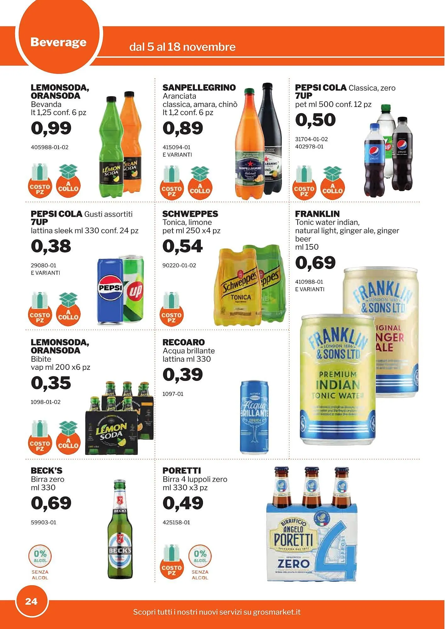 Volantino GrosMarket da 5 novembre a 18 novembre di 2025 - Pagina del volantino 24