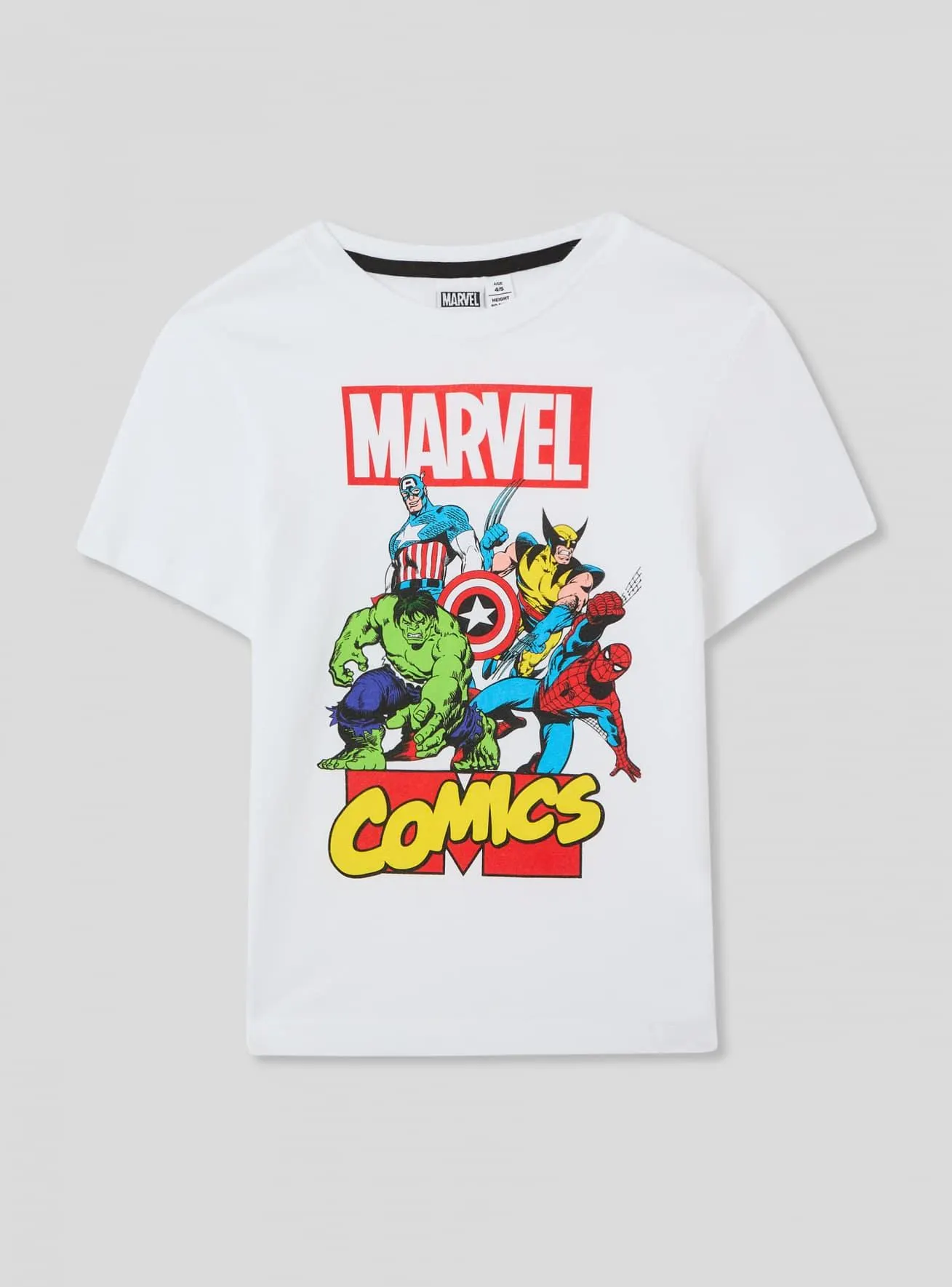T-shirt con stampa Marvel® Bianco ottico