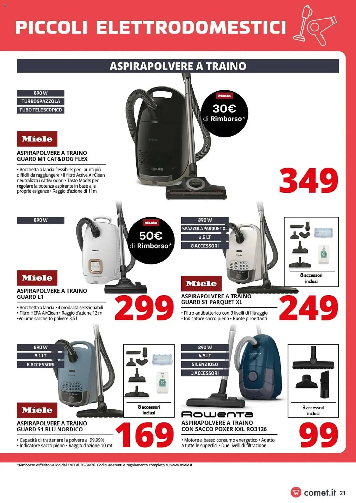 Volantino Comet da 20 marzo a 8 aprile di 2026 - Pagina del volantino 21