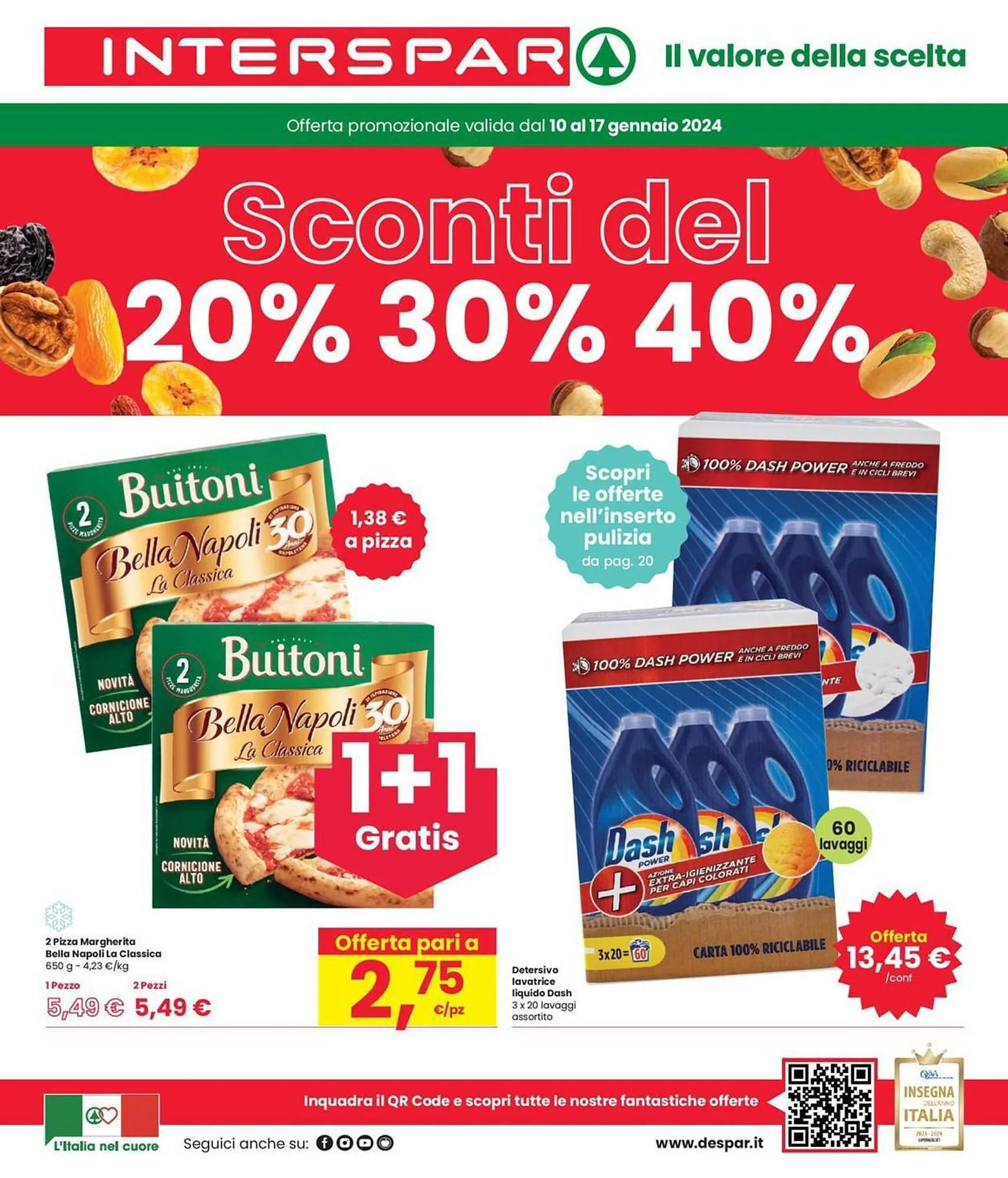 Volantino Interspar da 10 gennaio a 17 gennaio di 2024 - Pagina del volantino 1