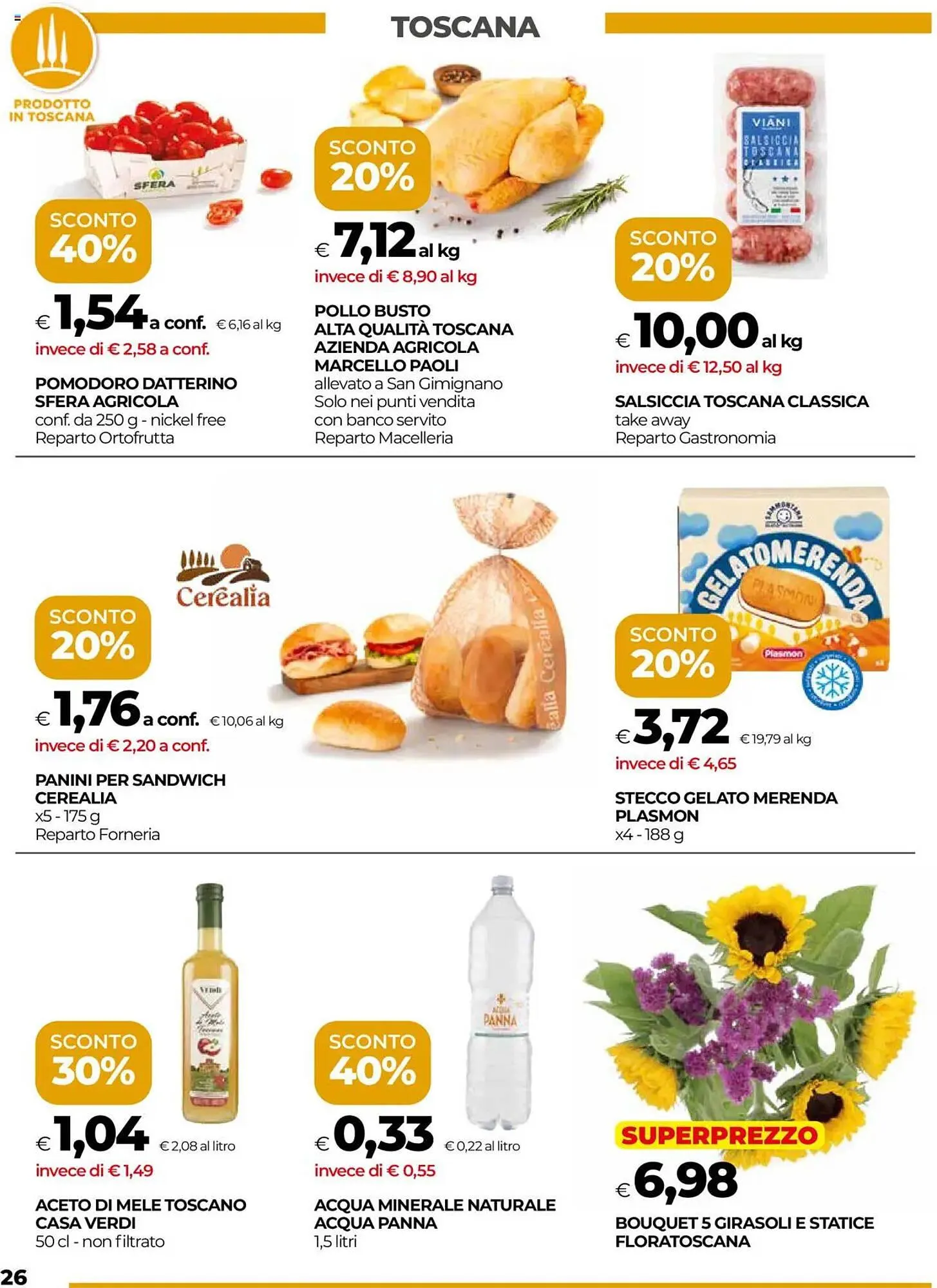 Volantino Unicoop da 3 luglio a 16 luglio di 2025 - Pagina del volantino 26