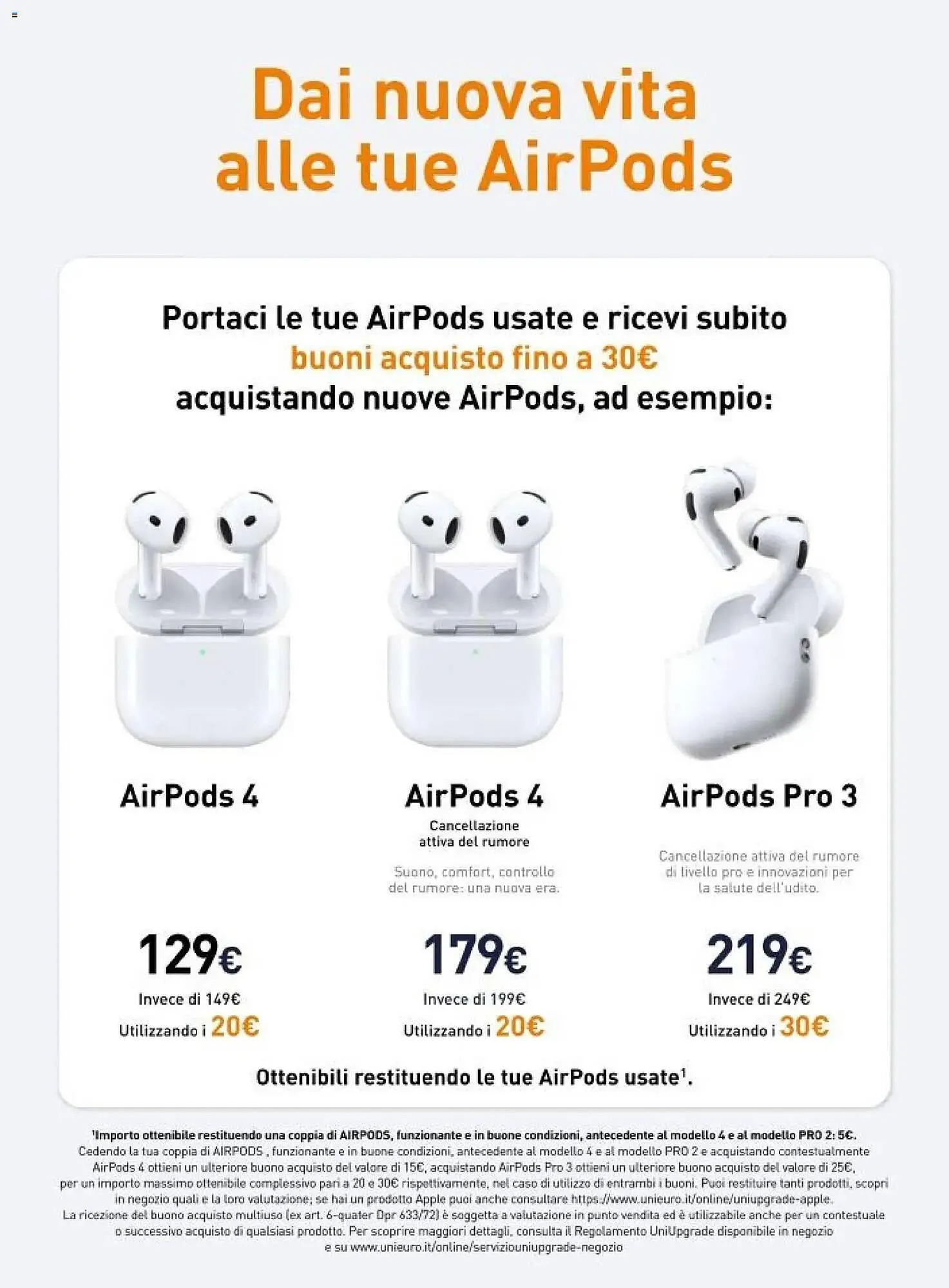 Volantino Unieuro da 20 marzo a 27 marzo di 2026 - Pagina del volantino 17