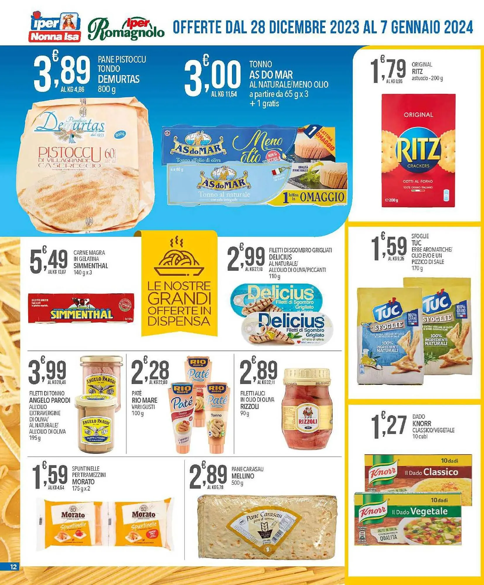 Volantino Iper Romagnolo da 28 dicembre a 7 gennaio di 2024 - Pagina del volantino 12