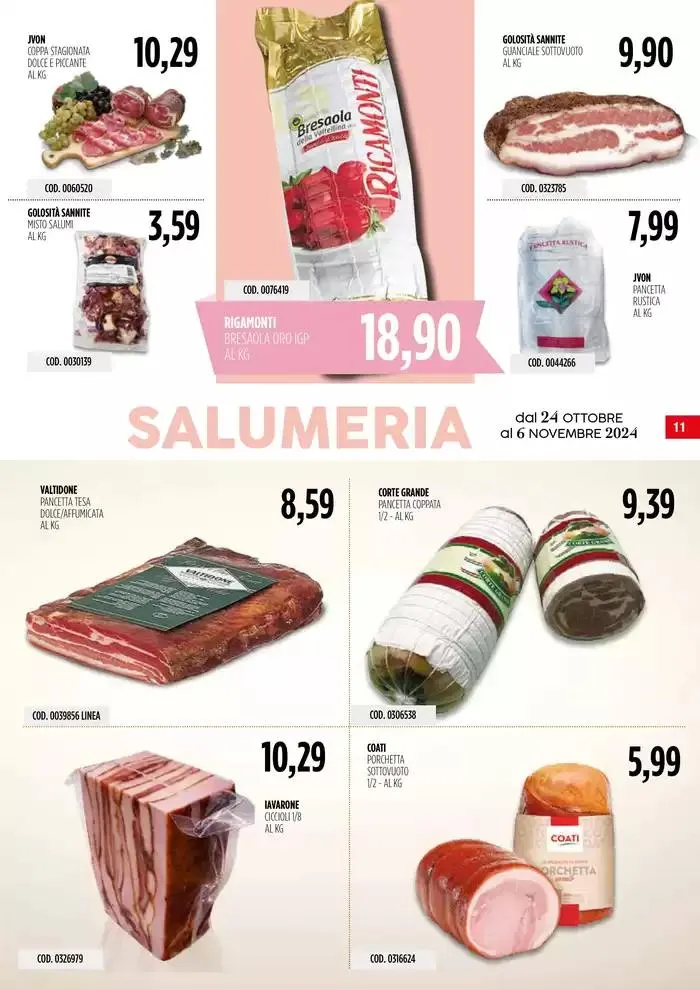 Offerte Carico Cash & Carry da 24 ottobre a 6 novembre di 2024 - Pagina del volantino 11