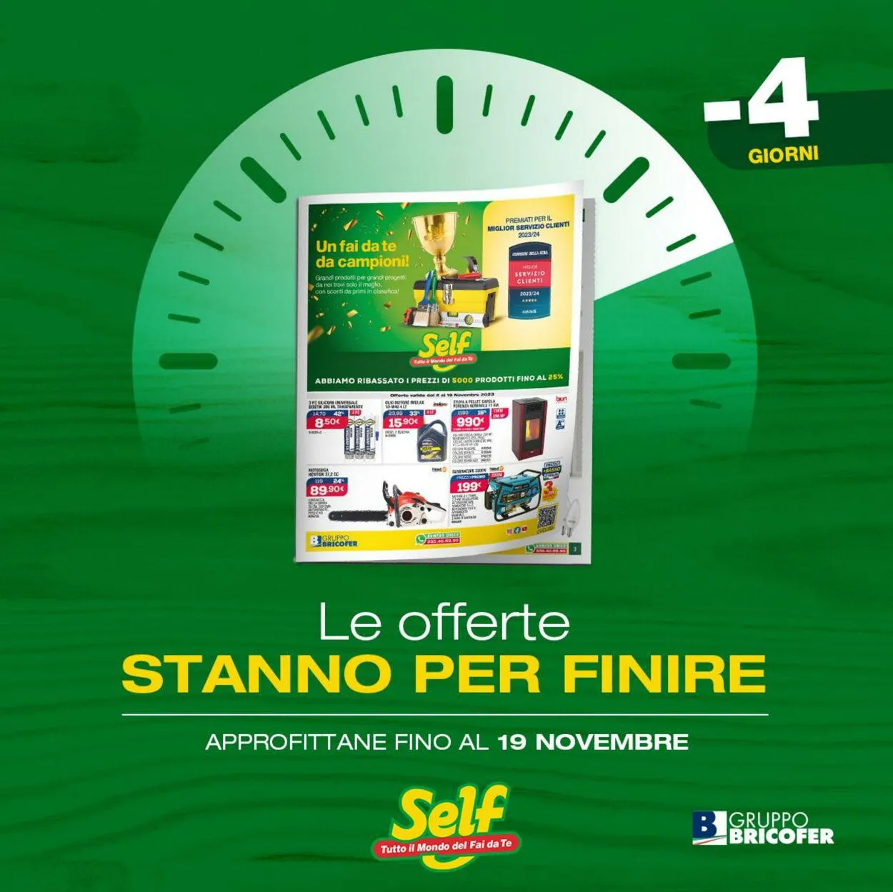 Self Volantino attuale da 6 novembre a 19 novembre di 2023 - Pagina del volantino 1